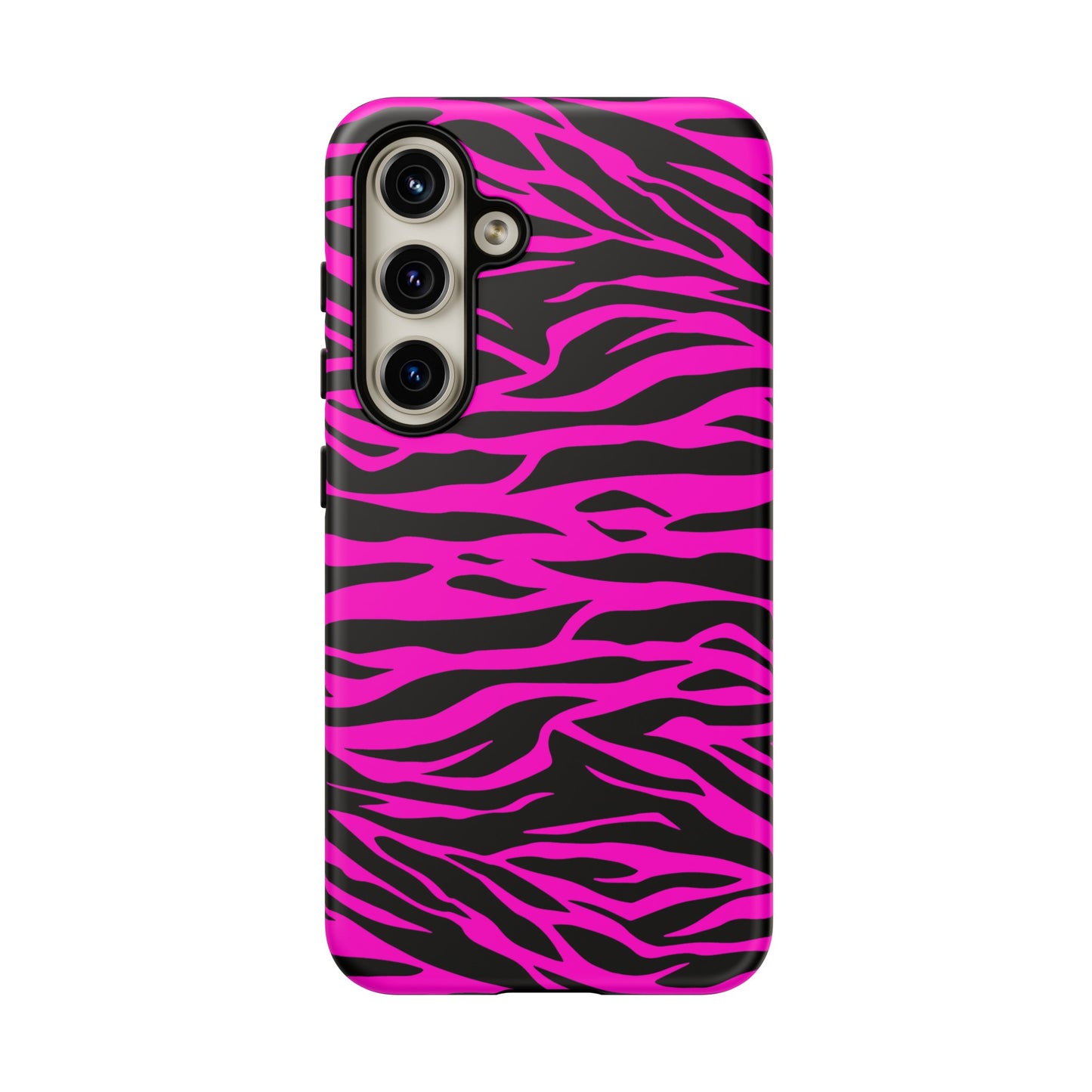 Pink Phone Case Tough Tiger Print, Mobile Phone Case, JSCHAFFA.com