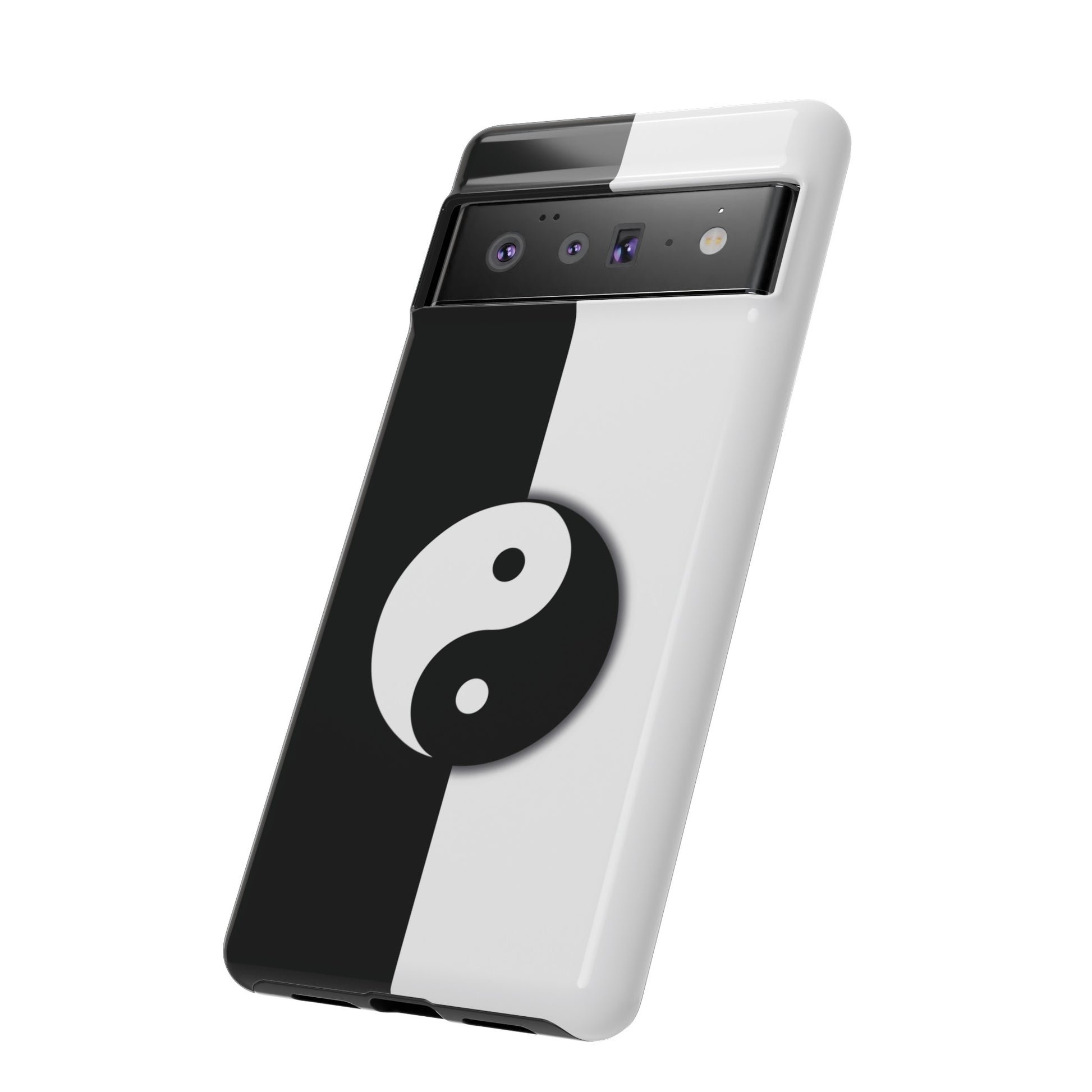 Yin Yang Black and White Tough Phone Case for iPhone, Google, Samsung Phones, Phone Case, JSCHAFFA.com