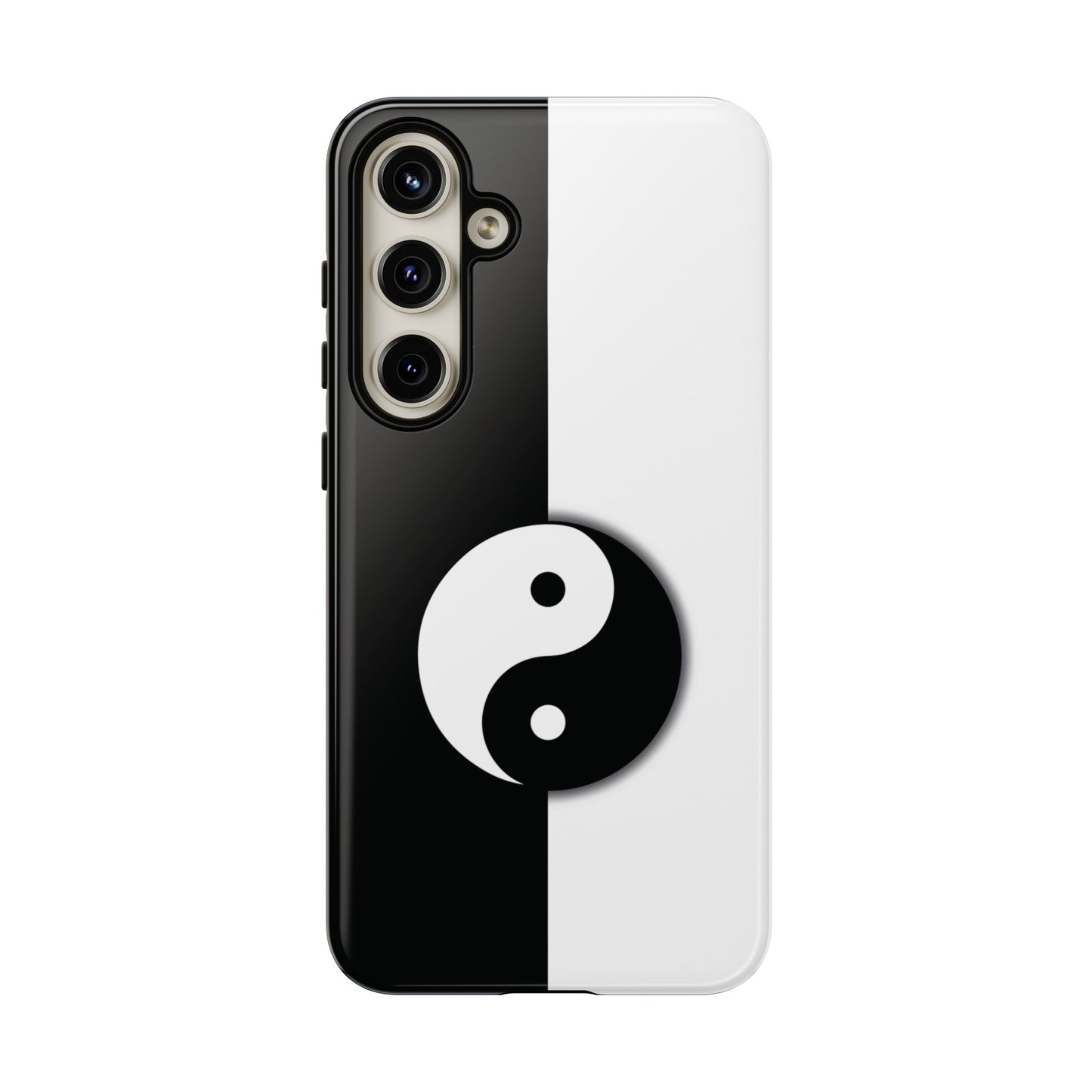 Yin Yang Black and White Tough Phone Case for iPhone, Google, Samsung Phones, Phone Case, JSCHAFFA.com