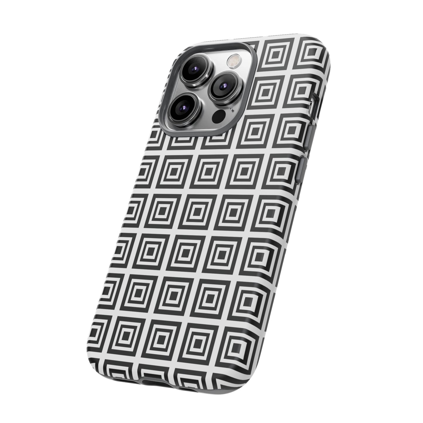 Cute Square Black and With Tough Phone Case, Phone Case, JSCHAFFA.com