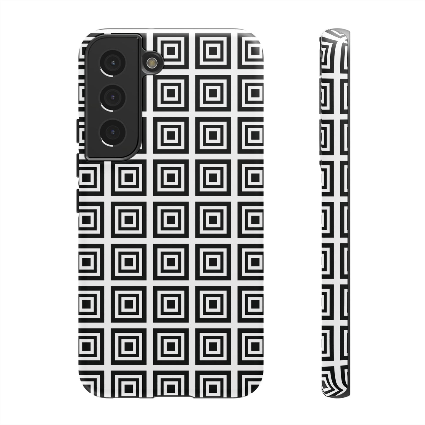 Cute Square Black and With Tough Phone Case, Phone Case, JSCHAFFA.com