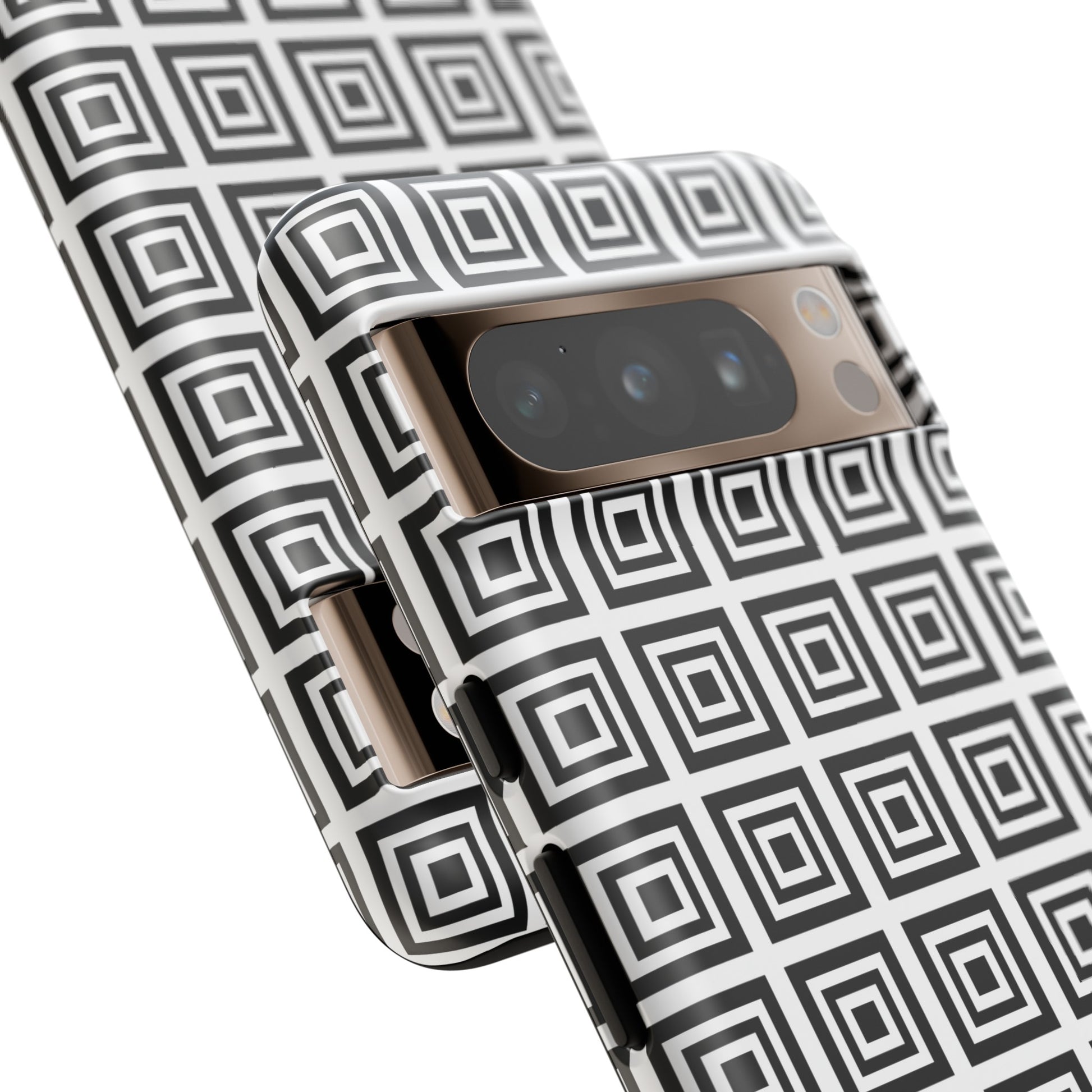 Cute Square Black and With Tough Phone Case, Phone Case, JSCHAFFA.com