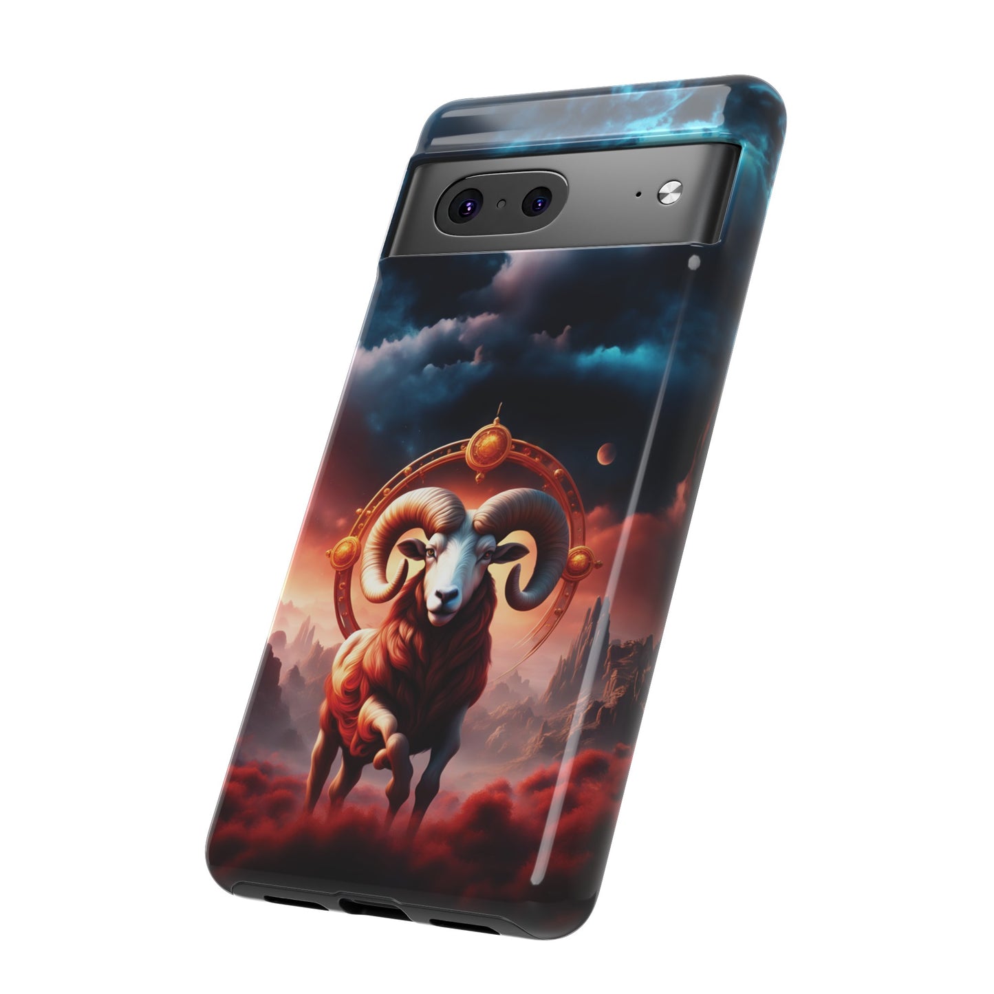 Aries Horoscope Astrology Tough Case for iPhone Samsung Galaxy and Google Pixel Phones, Phone Case, JSCHAFFA.com