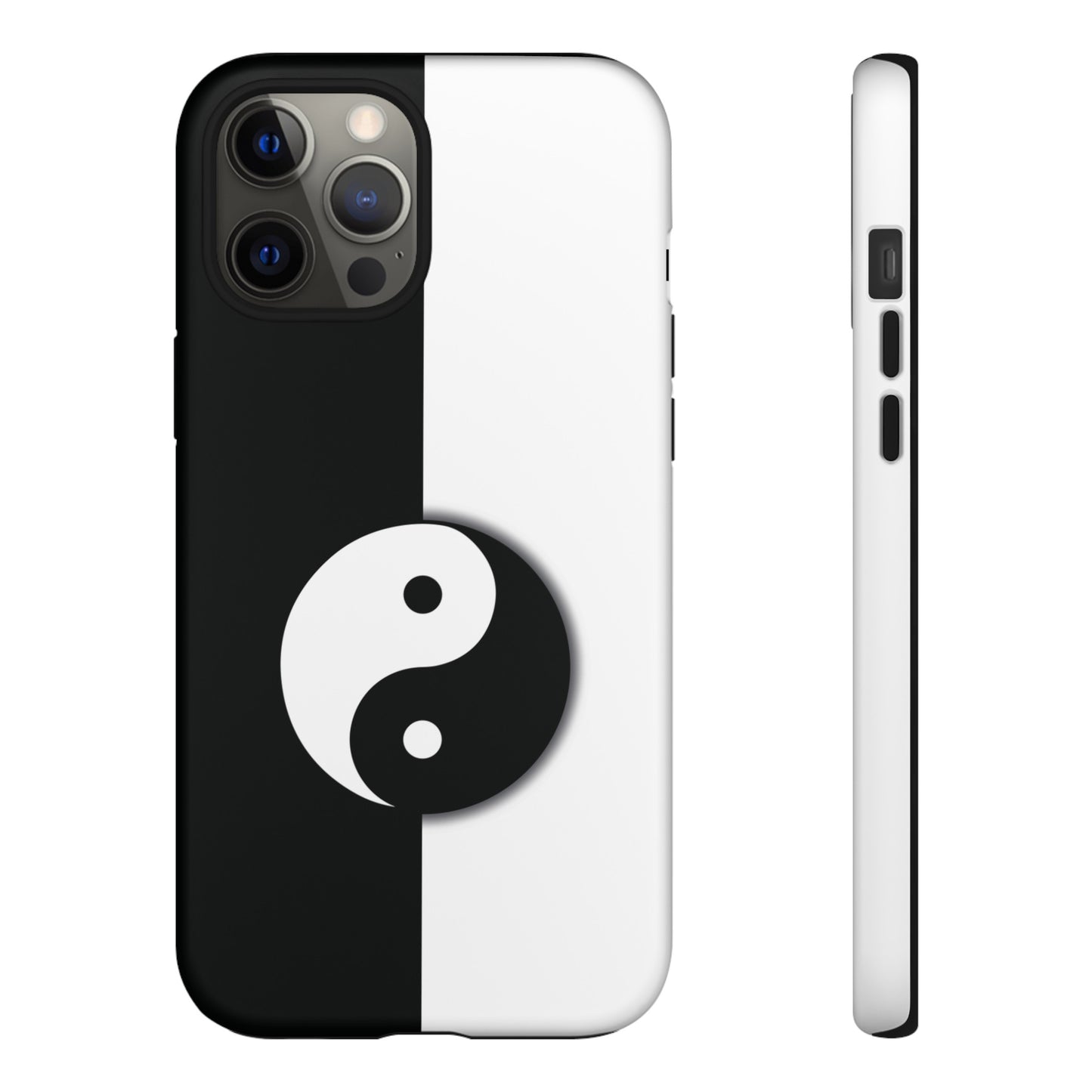 Yin Yang Black and White Tough Phone Case for iPhone, Google, Samsung Phones, Phone Case, JSCHAFFA.com