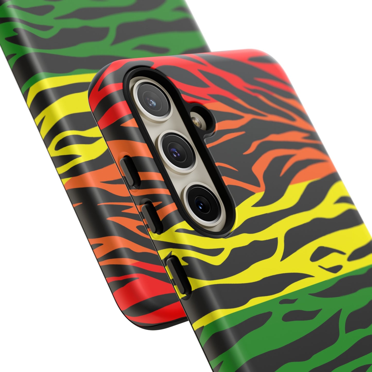 Pride LGBT Rainbow Discrete Tough Phone Case Tiger Print, Phone Case, JSCHAFFA.com