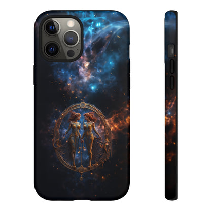 Gemini Horoscope Astrology Tough Case for iPhone Samsung Galaxy and Google Pixel Phone, Phone Case, JSCHAFFA.com