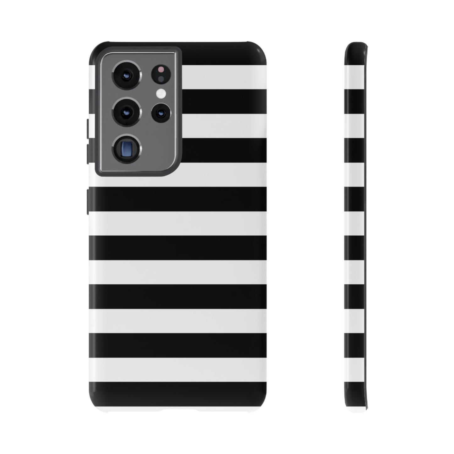 Black and White Stripe Tough Phone Case, Phone Case, JSCHAFFA.com