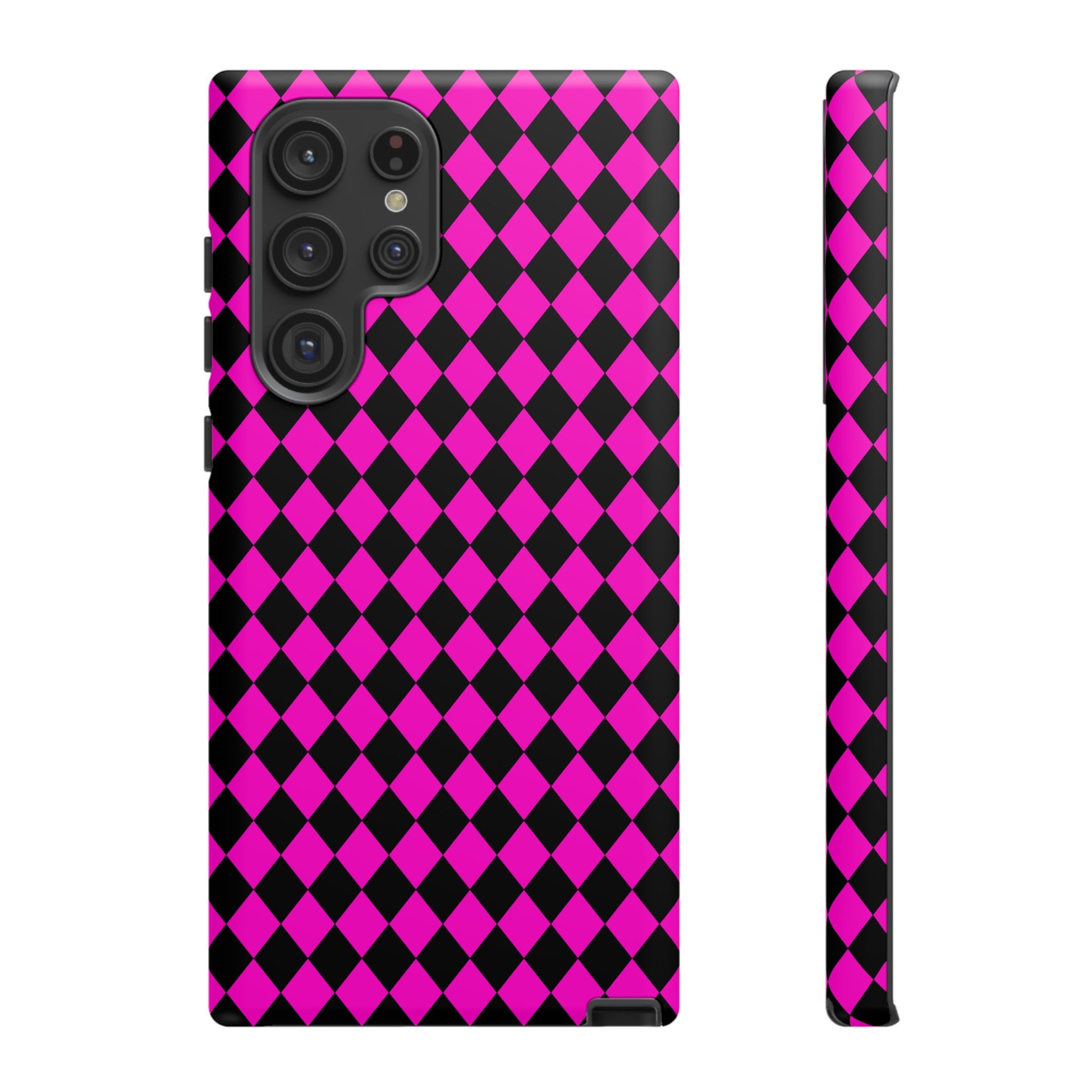 Pink Black Dimond Tough phone Case Cover | iPhone | Google | Samsung, Phone Case, JSCHAFFA.com