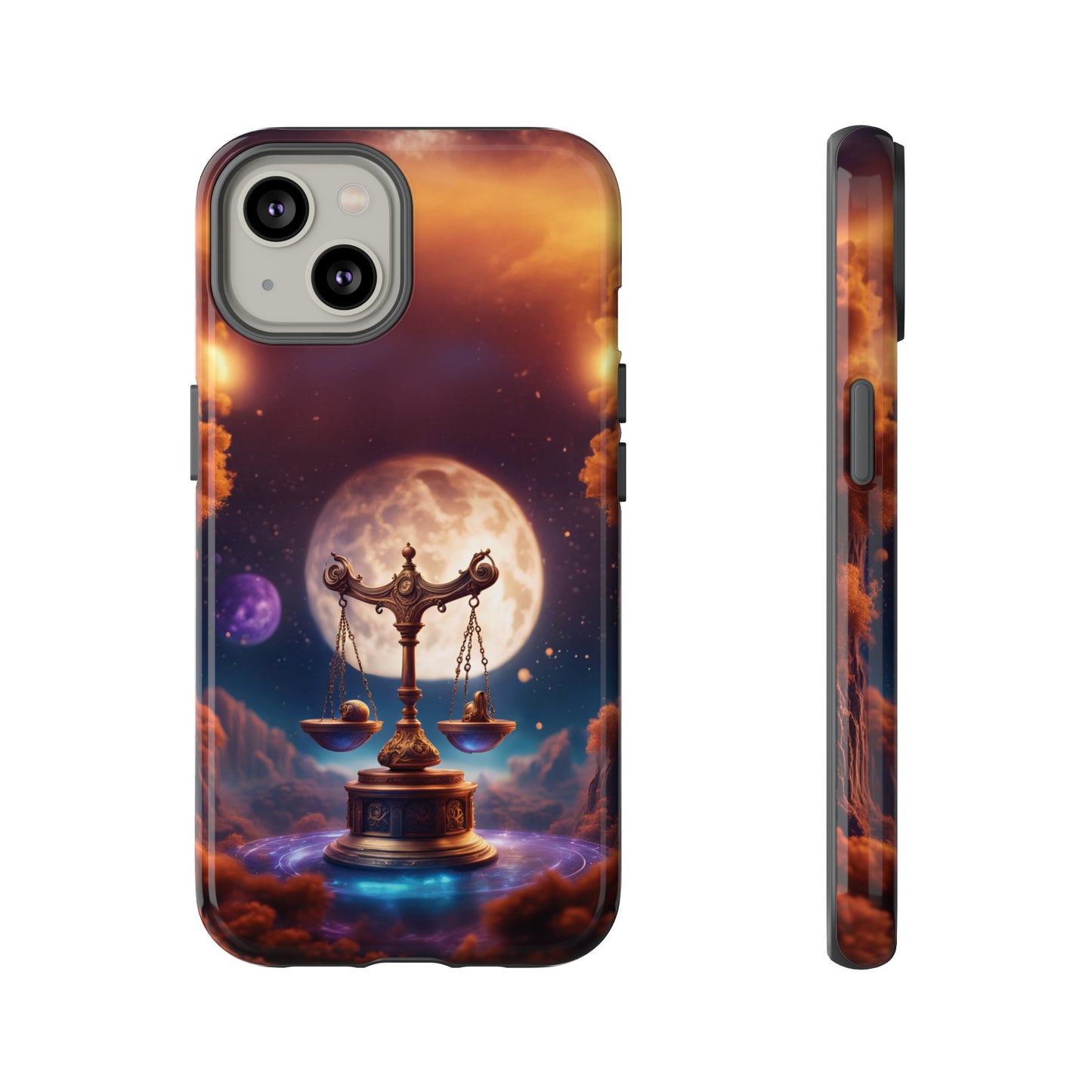 Libra Horoscope Astrology Tough Case for iPhone 15,14,13 and also Samsung Galaxy and Google Pixel Phones, Phone Case, JSCHAFFA.com