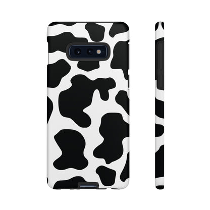 Black Cow print Phone Case iPhone Samsung Google, Phone Case, JSCHAFFA.com