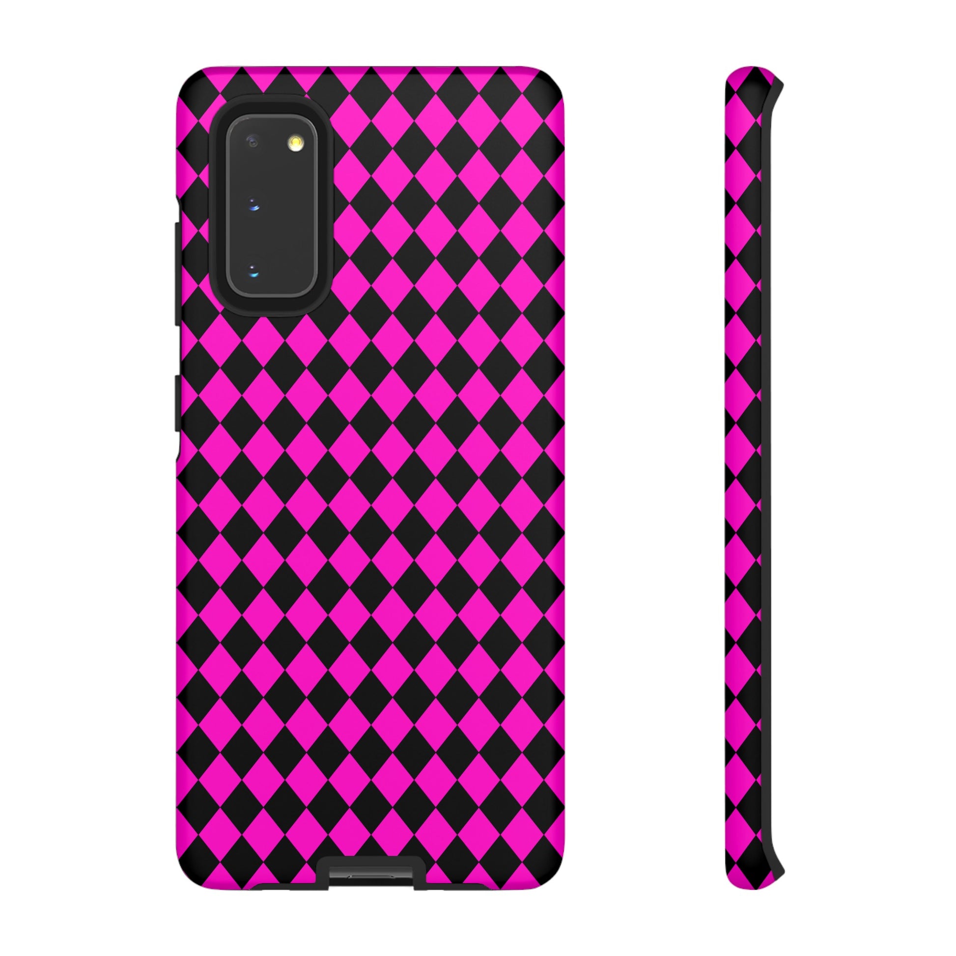 Pink Black Dimond Tough phone Case Cover | iPhone | Google | Samsung, Phone Case, JSCHAFFA.com