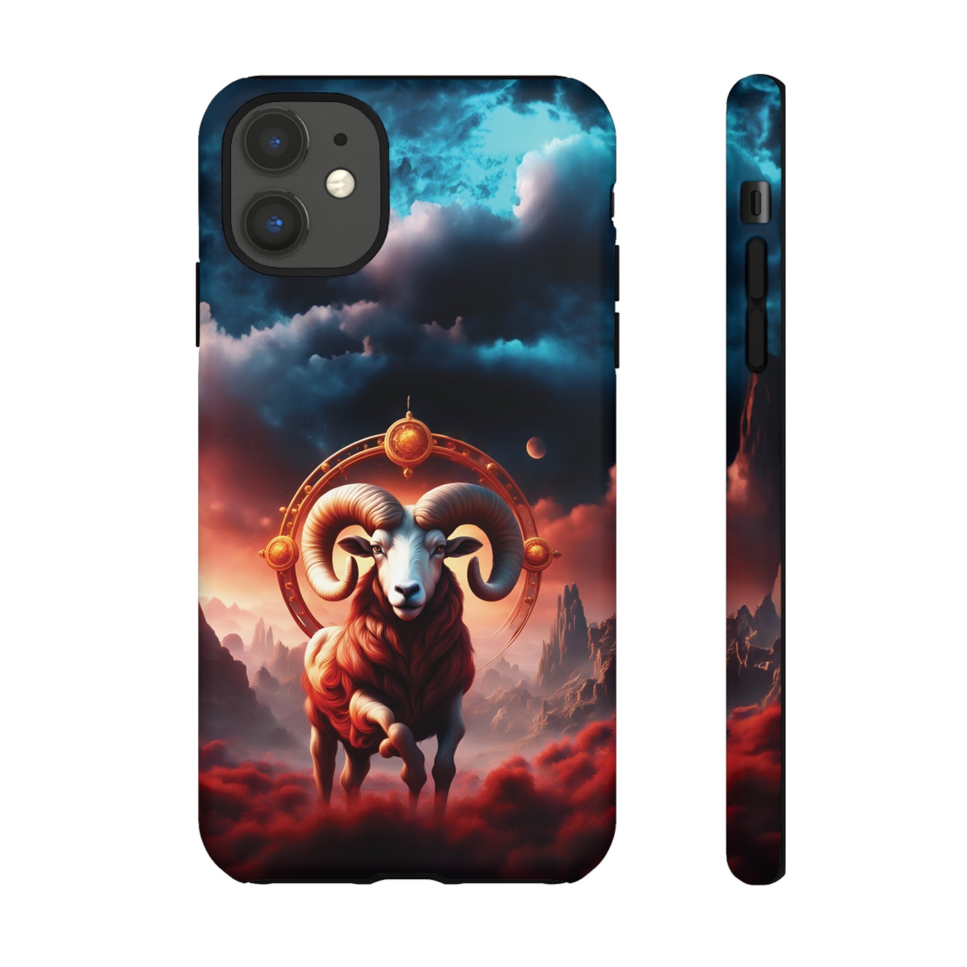 Aries Horoscope Astrology Tough Case for iPhone Samsung Galaxy and Google Pixel Phones, Phone Case, JSCHAFFA.com