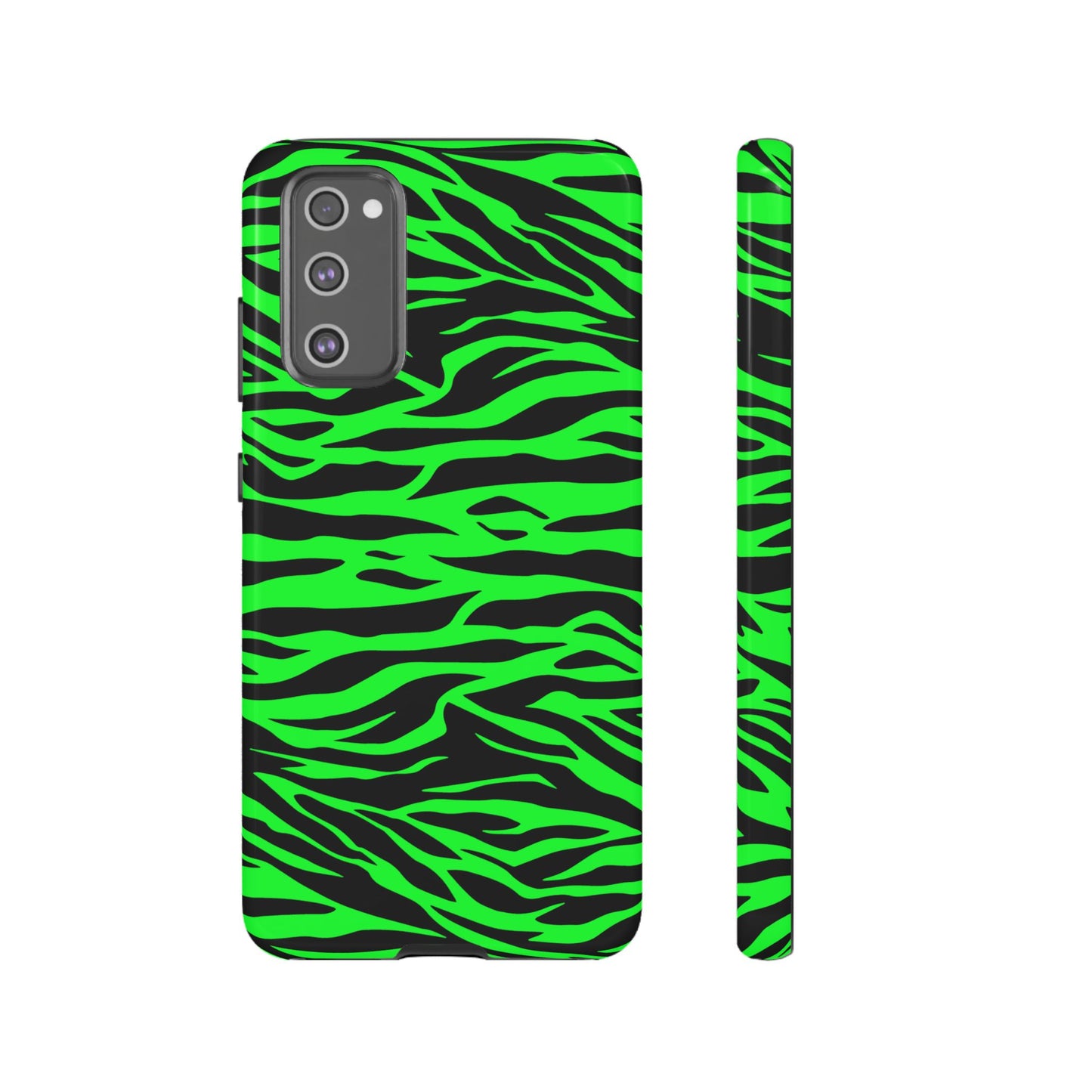 Green Cute Wild Tiger Print Pattern Tough Phone Case