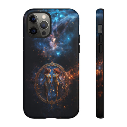 Gemini Horoscope Astrology Tough Case for iPhone Samsung Galaxy and Google Pixel Phone, Phone Case, JSCHAFFA.com