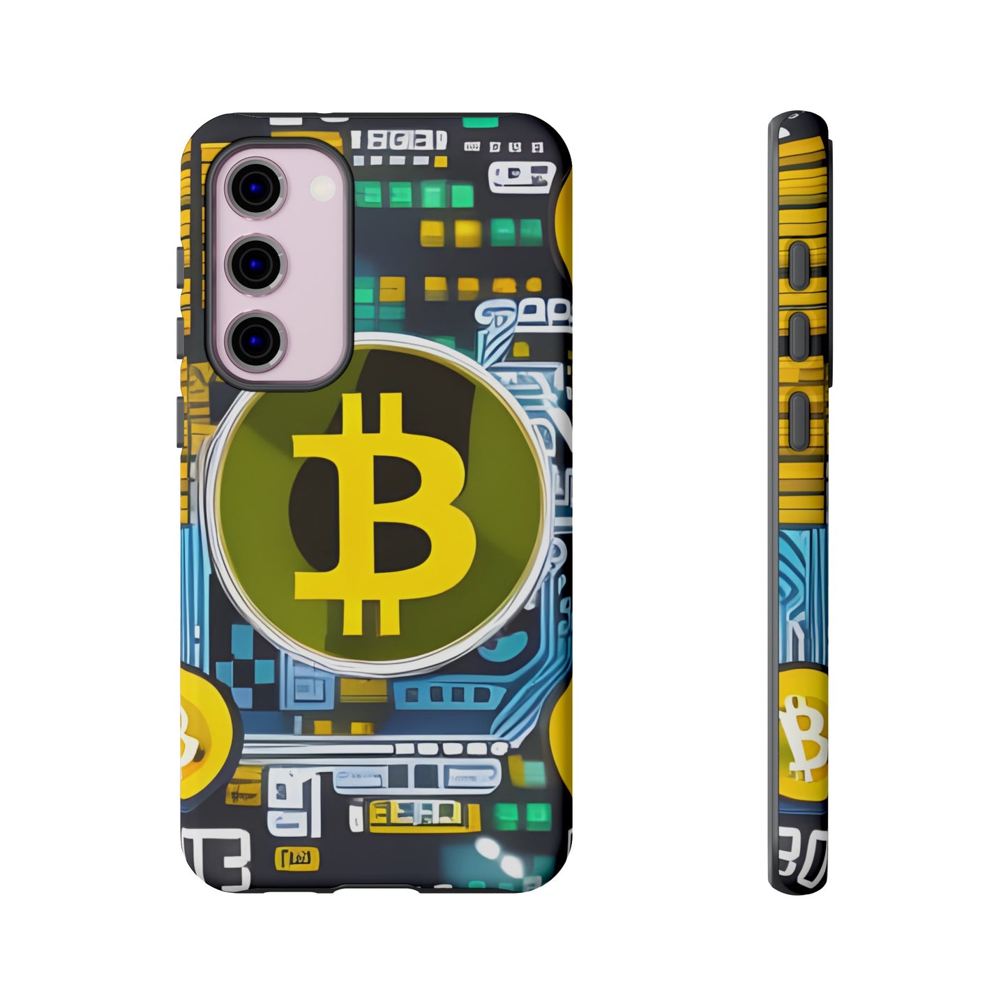 Bitcoin phone case iPhone Samsung Google, Phone Case, JSCHAFFA.com