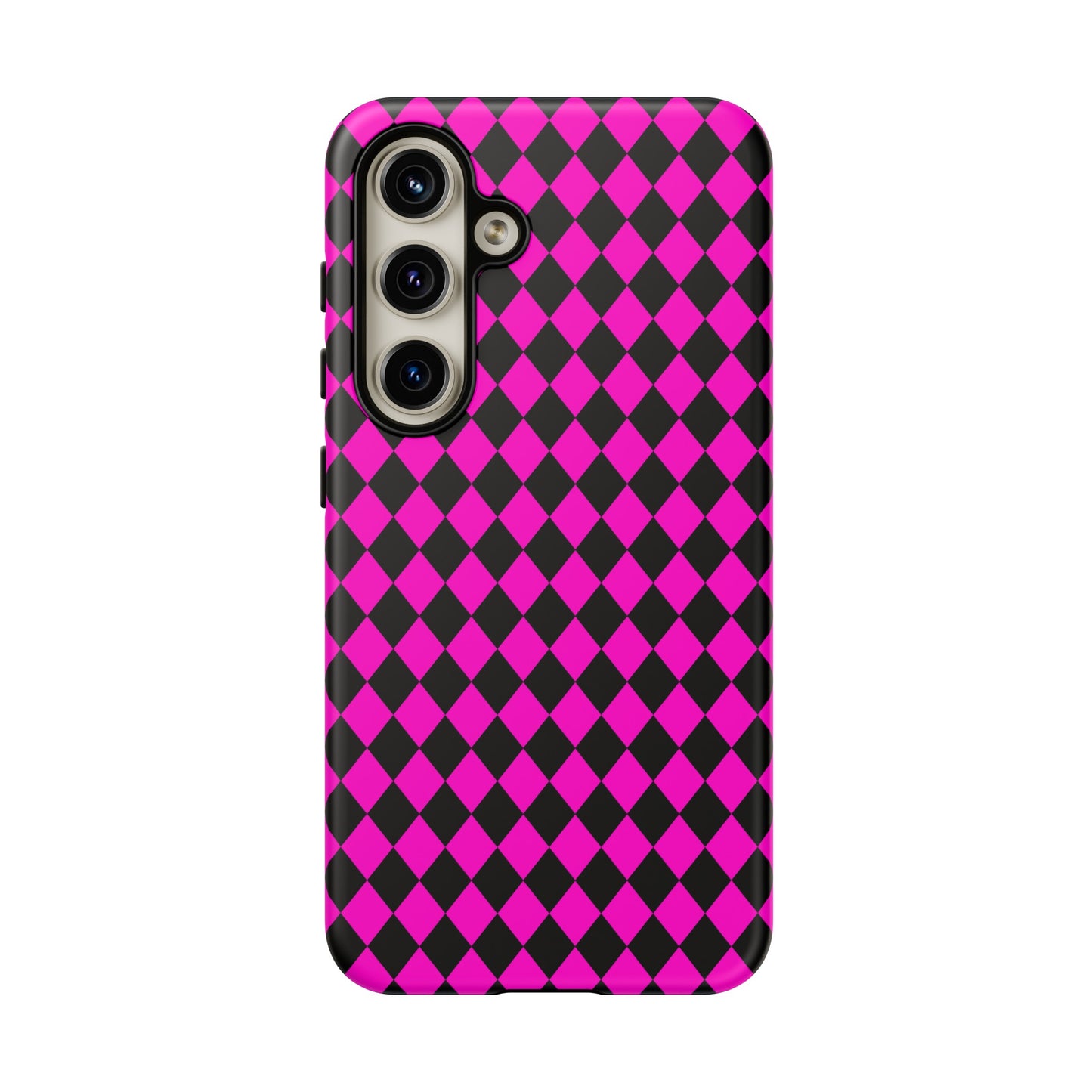 Pink Black Dimond Tough phone Case Cover | iPhone | Google | Samsung, Phone Case, JSCHAFFA.com