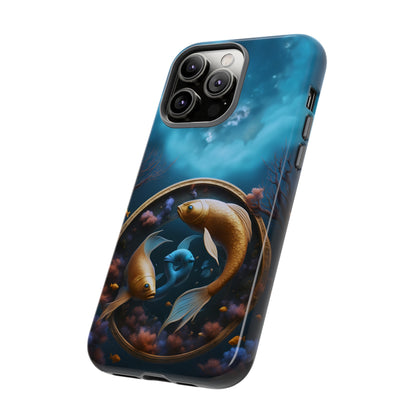 Pisces Horoscope Tough Phone Case for iPhone Google Samsung, Phone Case, JSCHAFFA.com