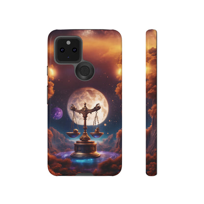 Libra Horoscope Astrology Tough Case for iPhone 15,14,13 and also Samsung Galaxy and Google Pixel Phones, Phone Case, JSCHAFFA.com