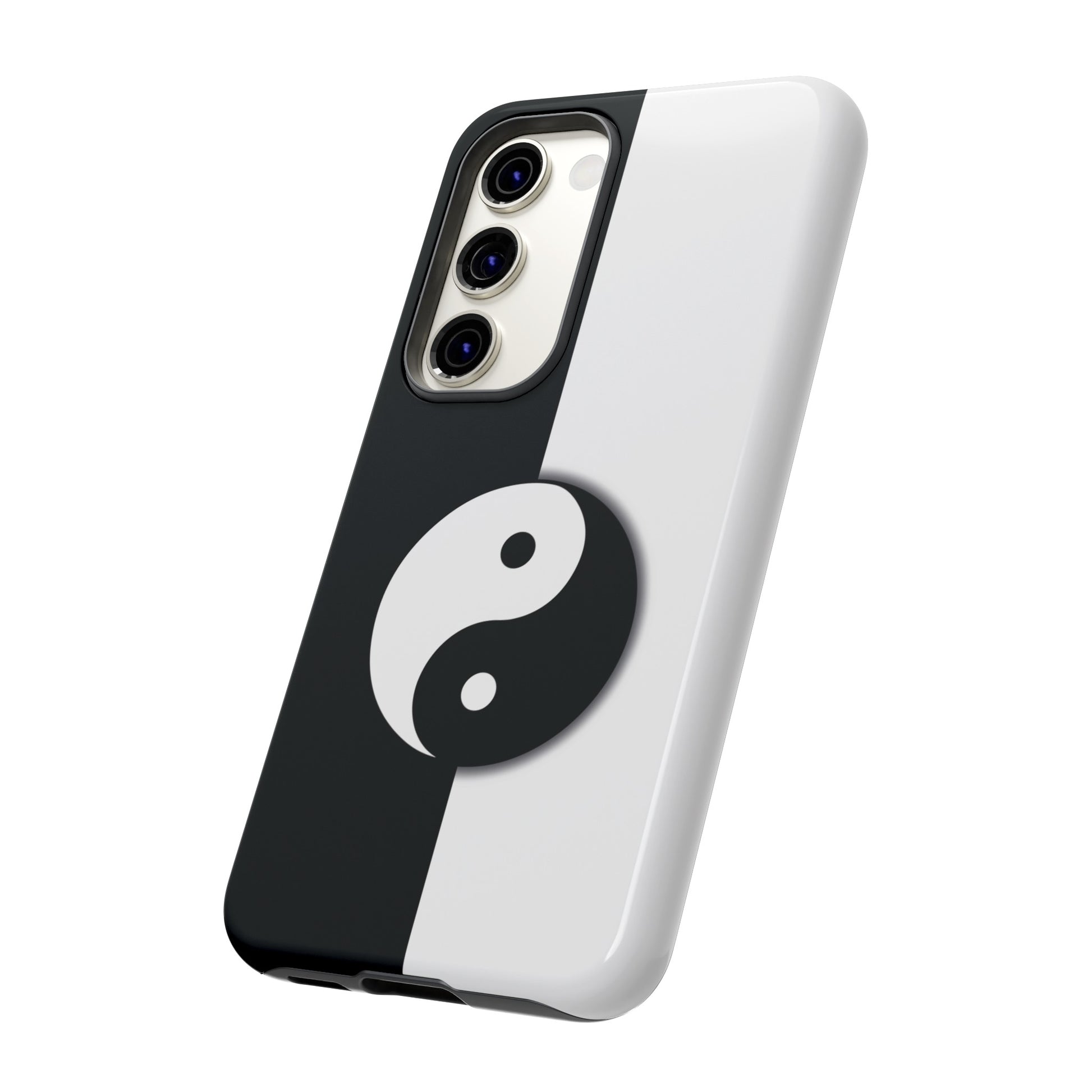 Yin Yang Black and White Tough Phone Case for iPhone, Google, Samsung Phones, Phone Case, JSCHAFFA.com