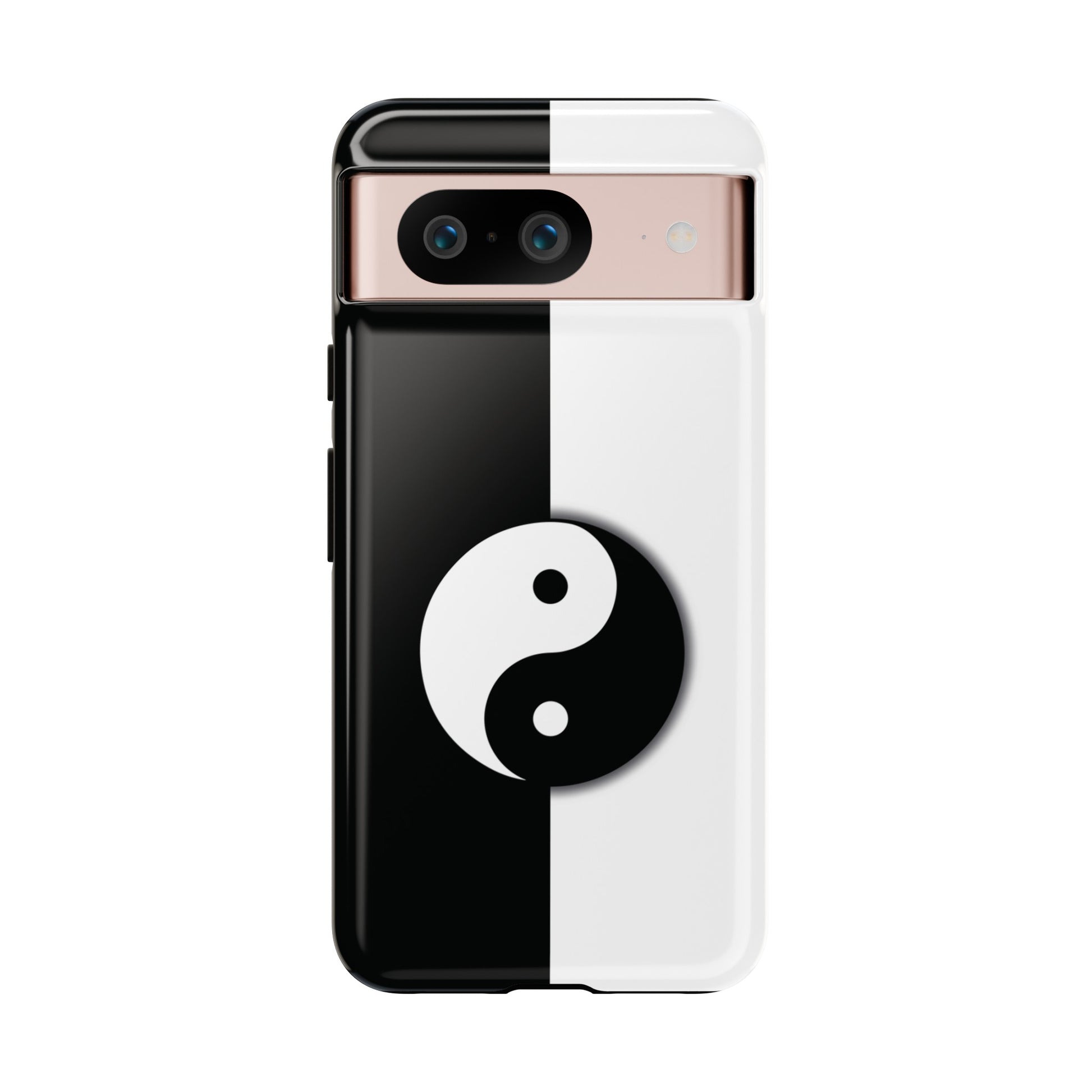 Yin Yang Black and White Tough Phone Case for iPhone, Google, Samsung Phones, Phone Case, JSCHAFFA.com