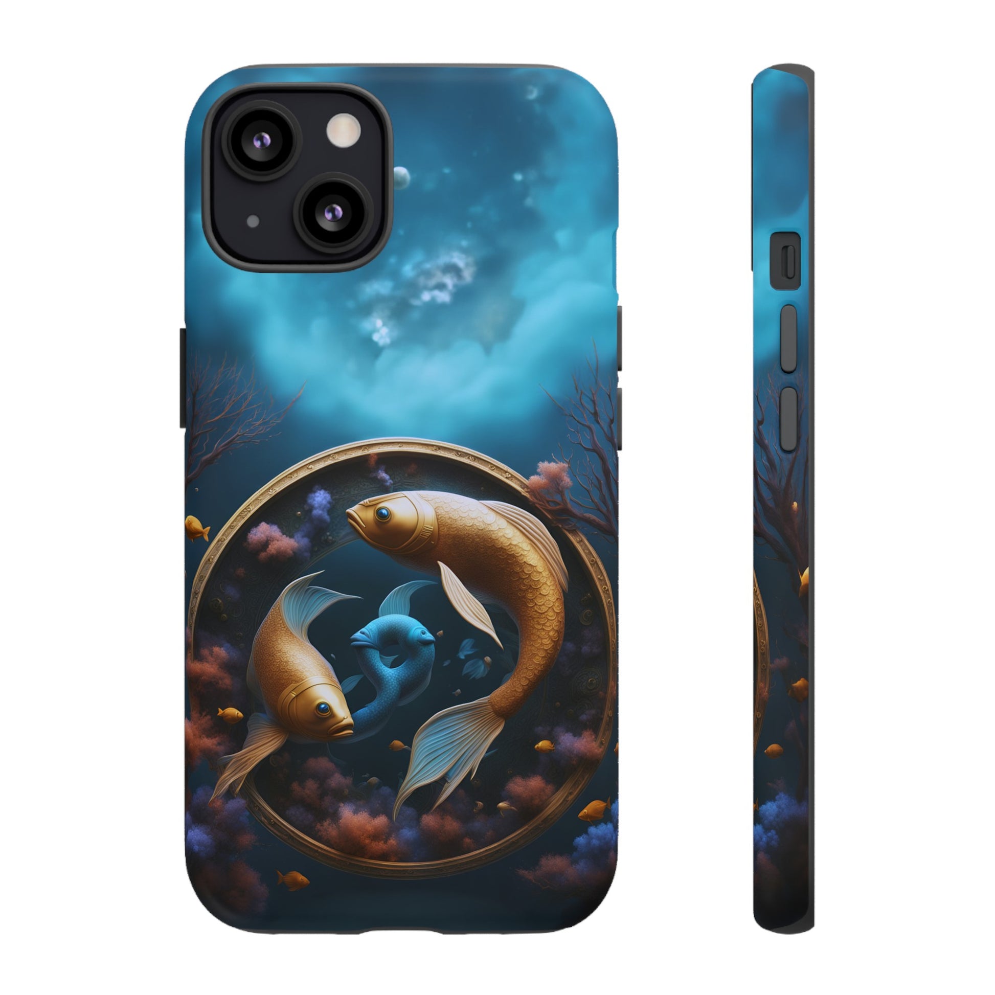 Pisces Horoscope Tough Phone Case for iPhone Google Samsung, Phone Case, JSCHAFFA.com