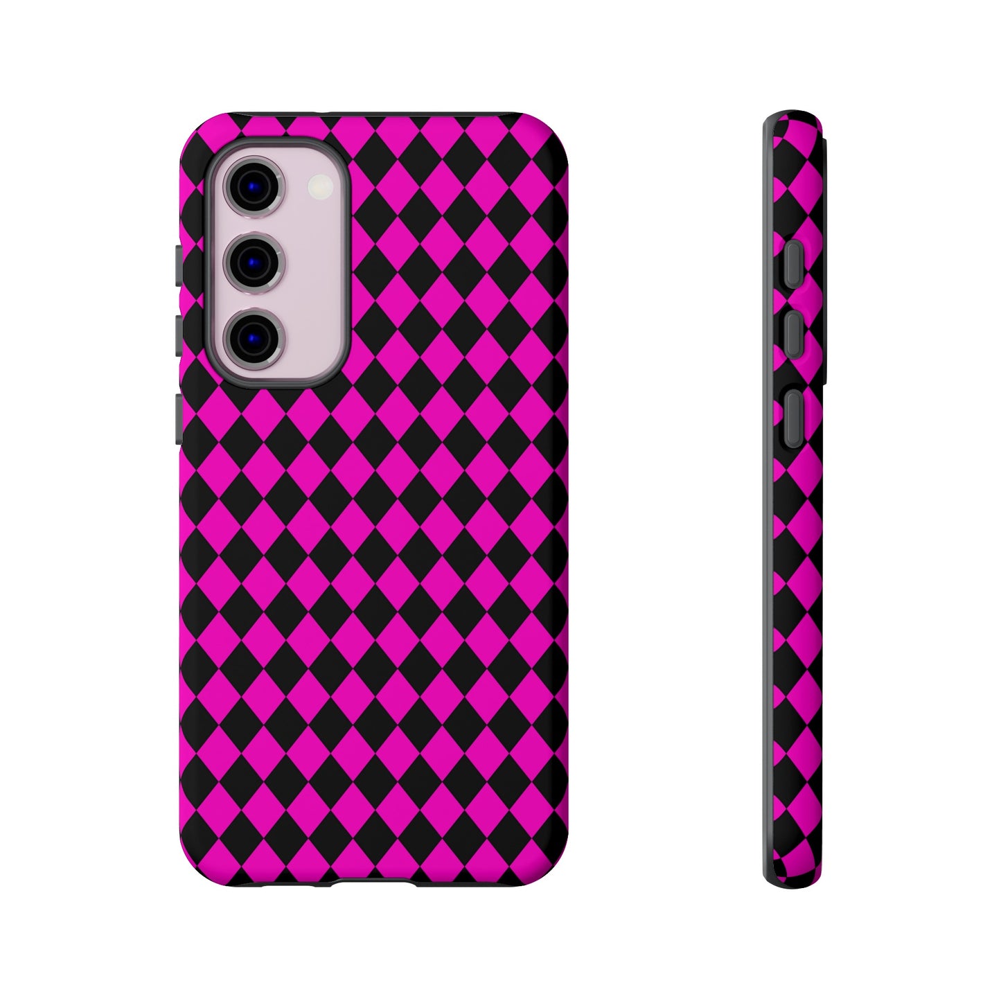 Pink Black Dimond Tough phone Case Cover | iPhone | Google | Samsung, Phone Case, JSCHAFFA.com