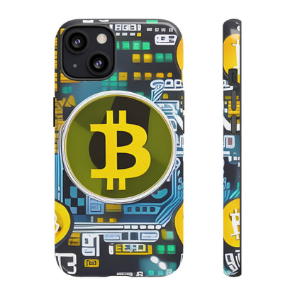 Bitcoin phone case iPhone Samsung Google, Phone Case, JSCHAFFA.com