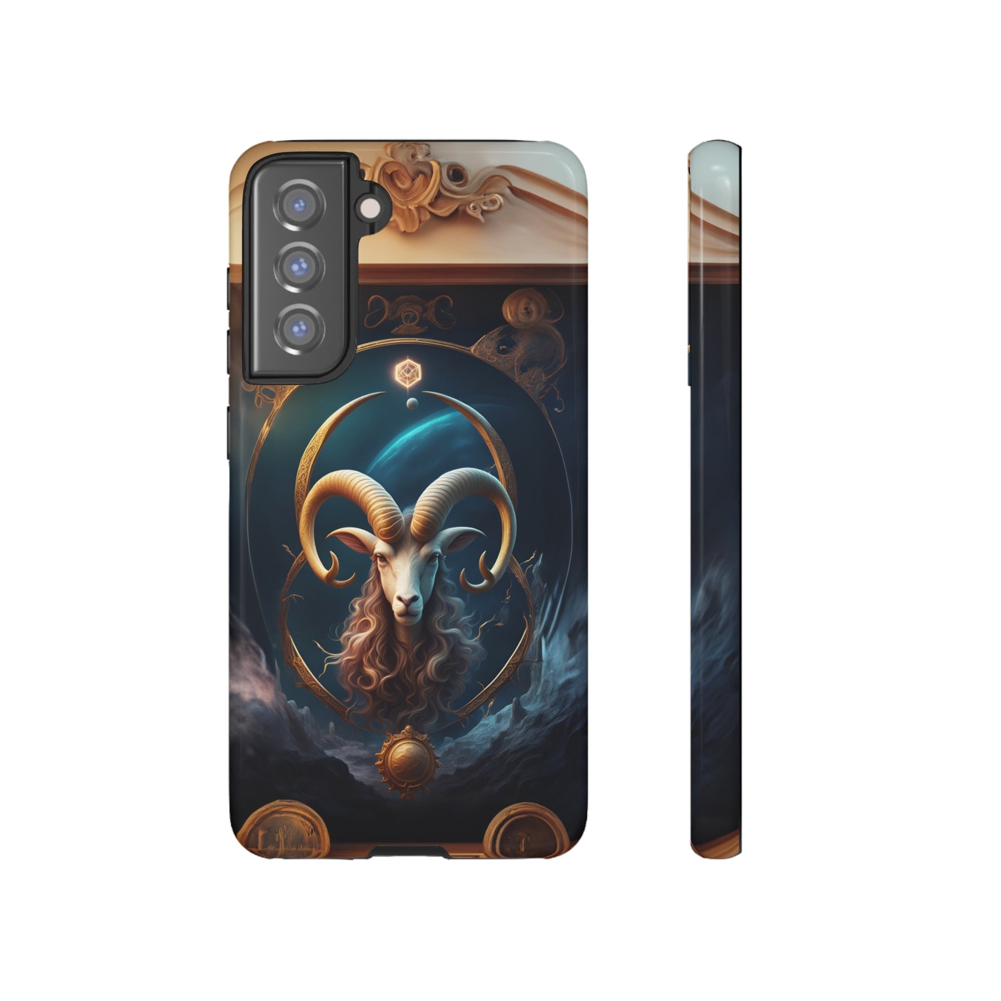 Capricorn Horoscope Tough Phone Case for iPhone Samsung Google, Phone Case, JSCHAFFA.com