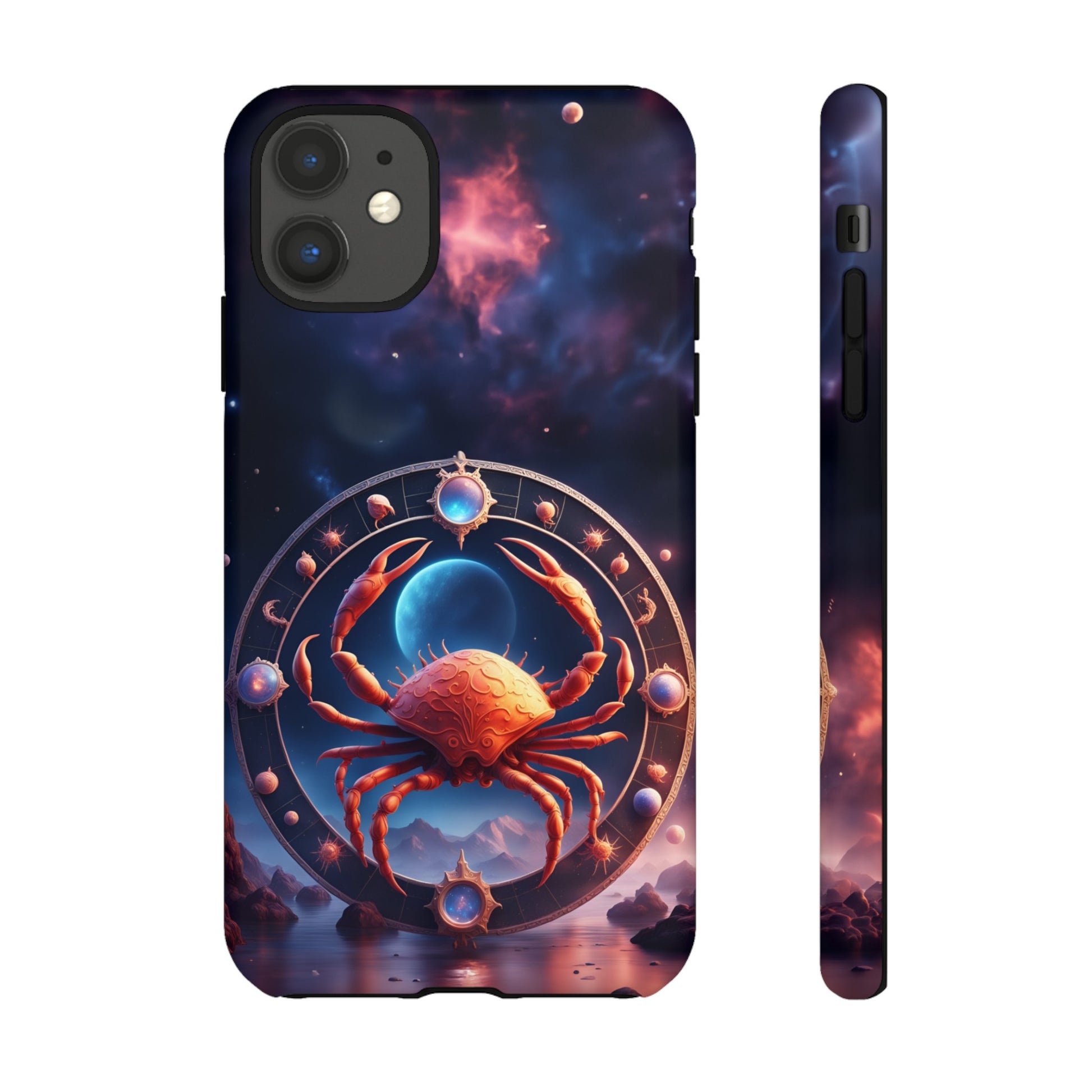 Cancer Horoscope Tough Phone Case for iPhone Google Samsung, Phone Case, JSCHAFFA.com