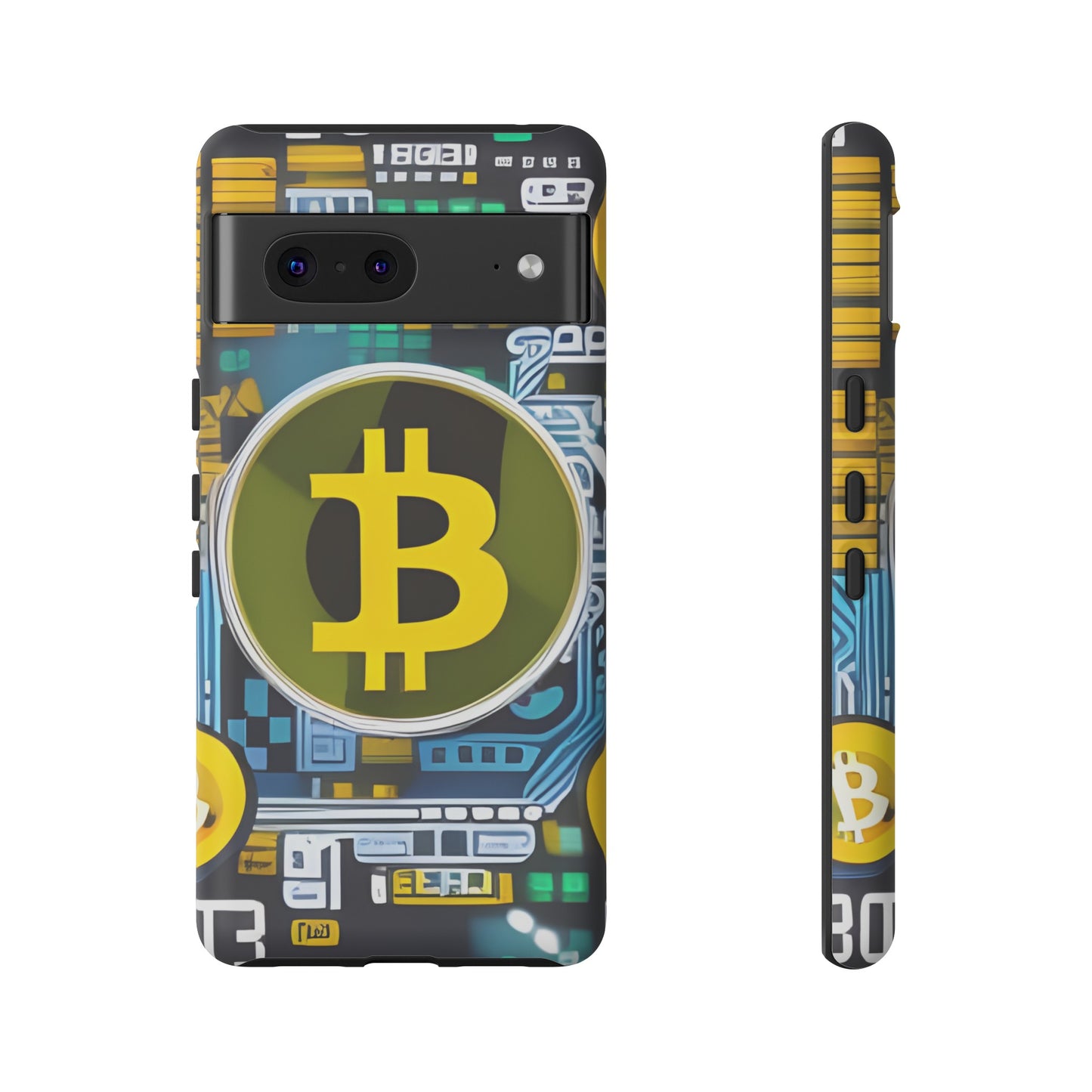 Bitcoin phone case iPhone Samsung Google, Phone Case, JSCHAFFA.com