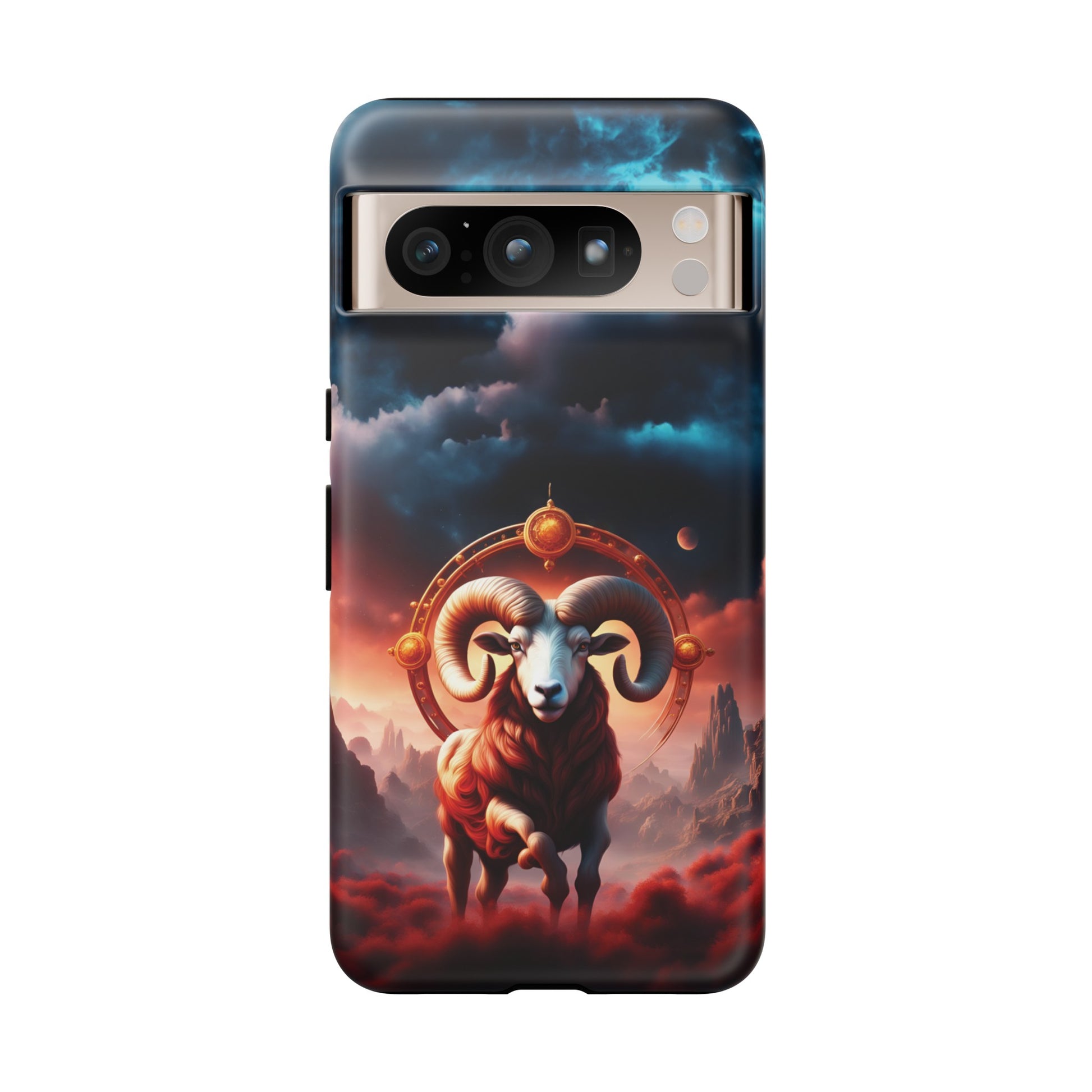 Aries Horoscope Astrology Tough Case for iPhone Samsung Galaxy and Google Pixel Phones, Phone Case, JSCHAFFA.com