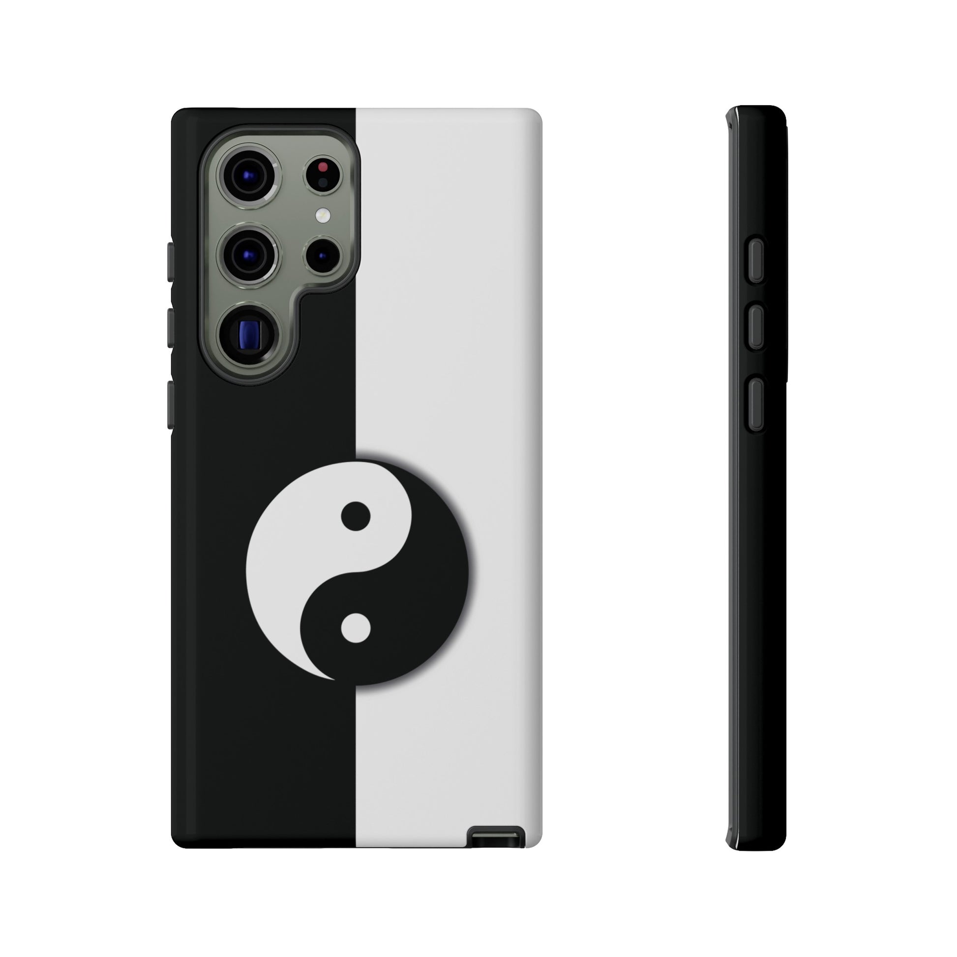 Yin Yang Black and White Tough Phone Case for iPhone, Google, Samsung Phones, Phone Case, JSCHAFFA.com