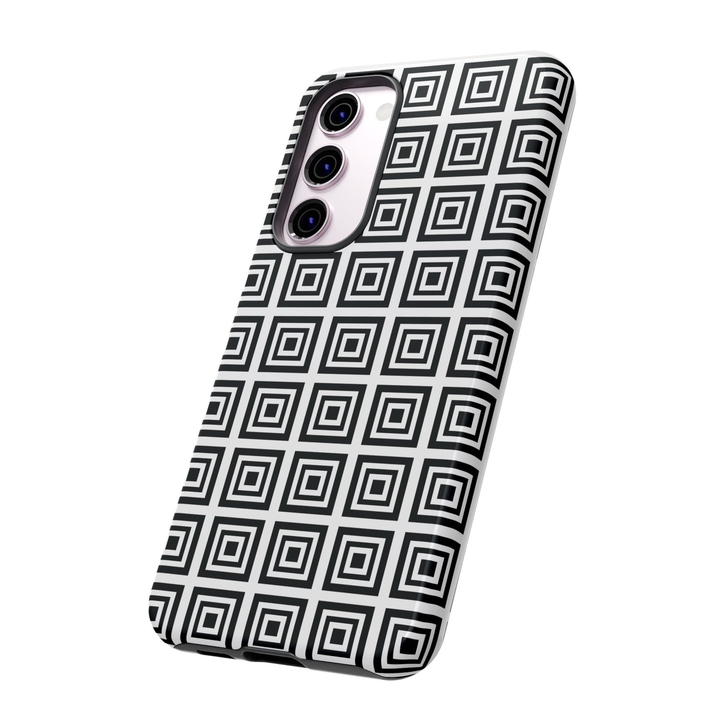 Cute Square Black and With Tough Phone Case, Phone Case, JSCHAFFA.com