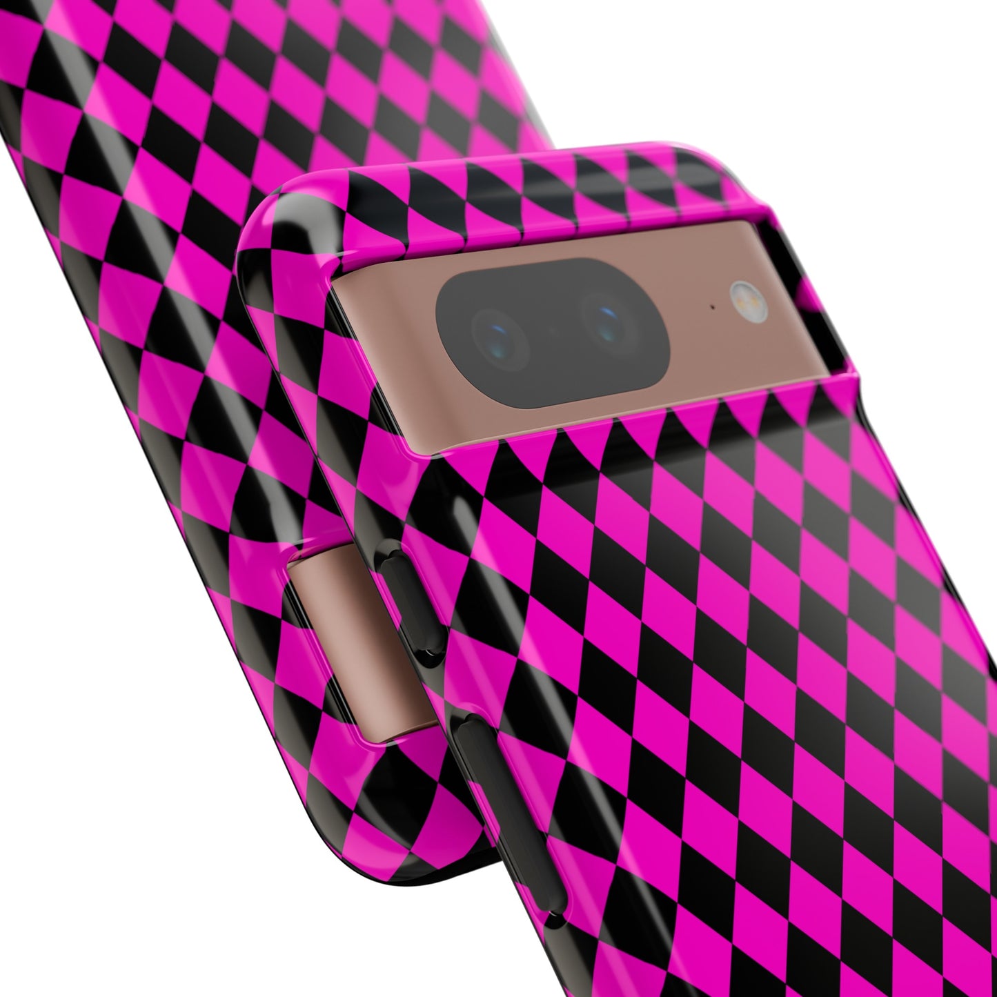 Pink Black Dimond Tough phone Case Cover | iPhone | Google | Samsung, Phone Case, JSCHAFFA.com