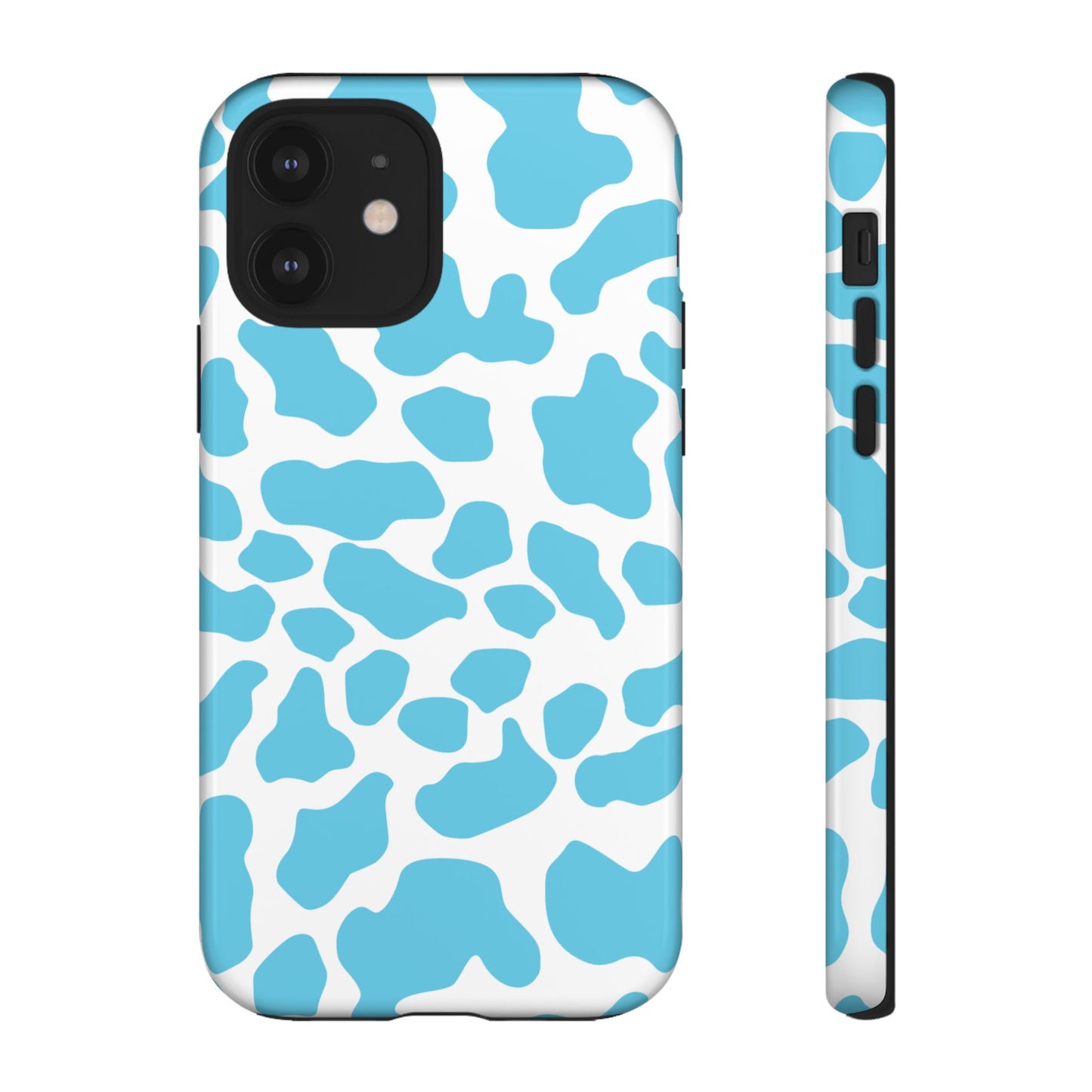 Blue Cow print phone case iPhone Samsung Google