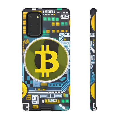 Bitcoin phone case iPhone Samsung Google, Phone Case, JSCHAFFA.com