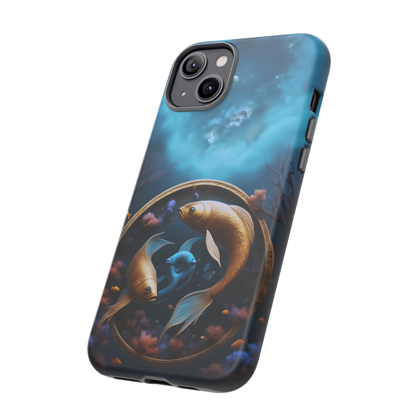 Pisces Horoscope Tough Phone Case for iPhone Google Samsung, Phone Case, JSCHAFFA.com