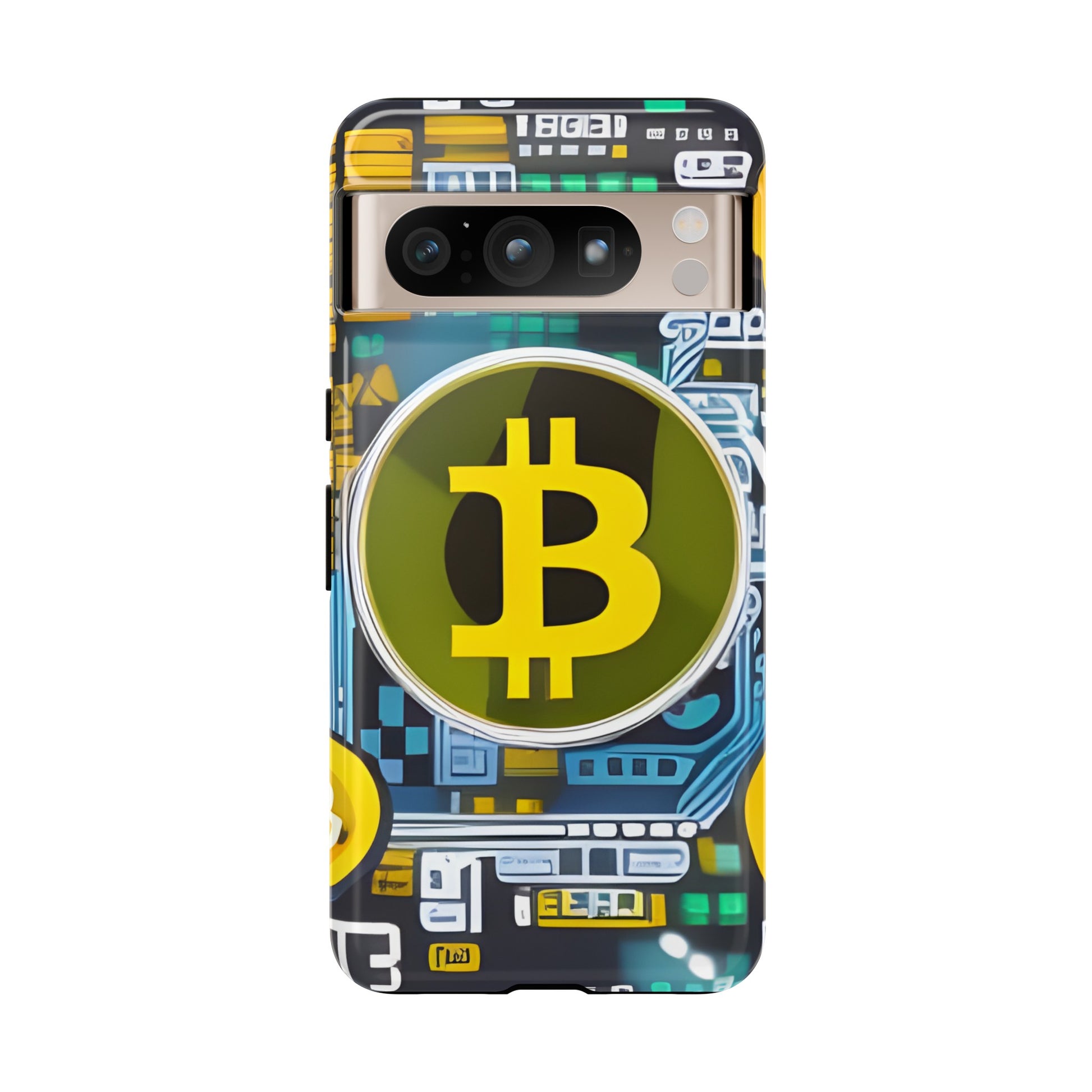 Bitcoin phone case iPhone Samsung Google, Phone Case, JSCHAFFA.com