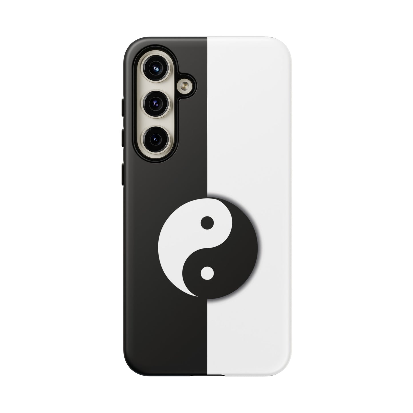 Yin Yang Black and White Tough Phone Case for iPhone, Google, Samsung Phones, Phone Case, JSCHAFFA.com