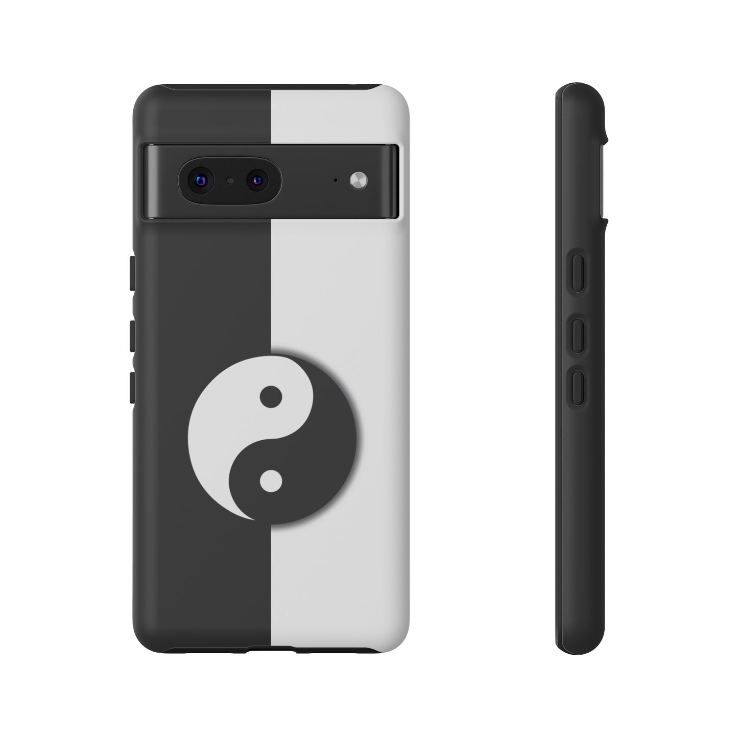 Yin Yang Black and White Tough Phone Case for iPhone, Google, Samsung Phones, Phone Case, JSCHAFFA.com