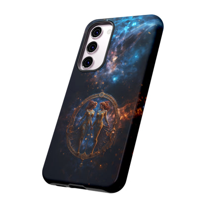 Gemini Horoscope Astrology Tough Case for iPhone Samsung Galaxy and Google Pixel Phone, Phone Case, JSCHAFFA.com