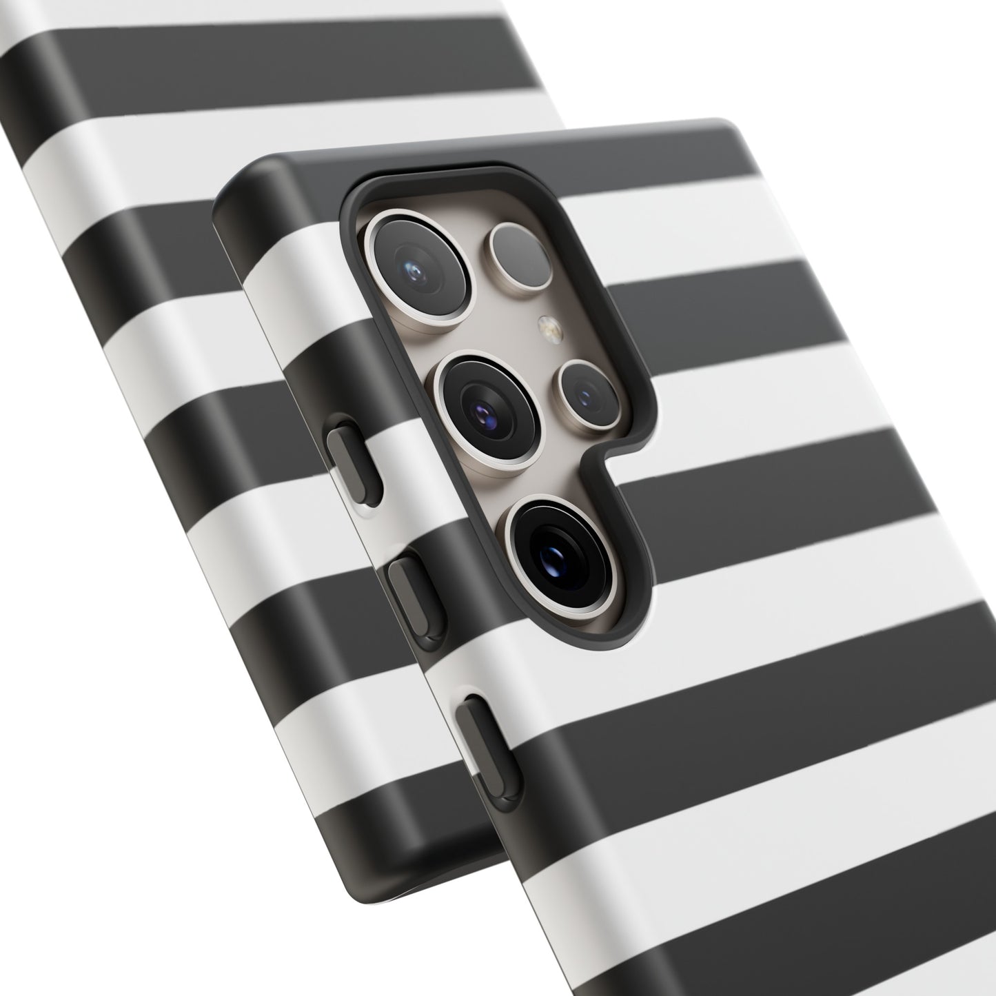 Black and White Stripe Tough Phone Case, Phone Case, JSCHAFFA.com