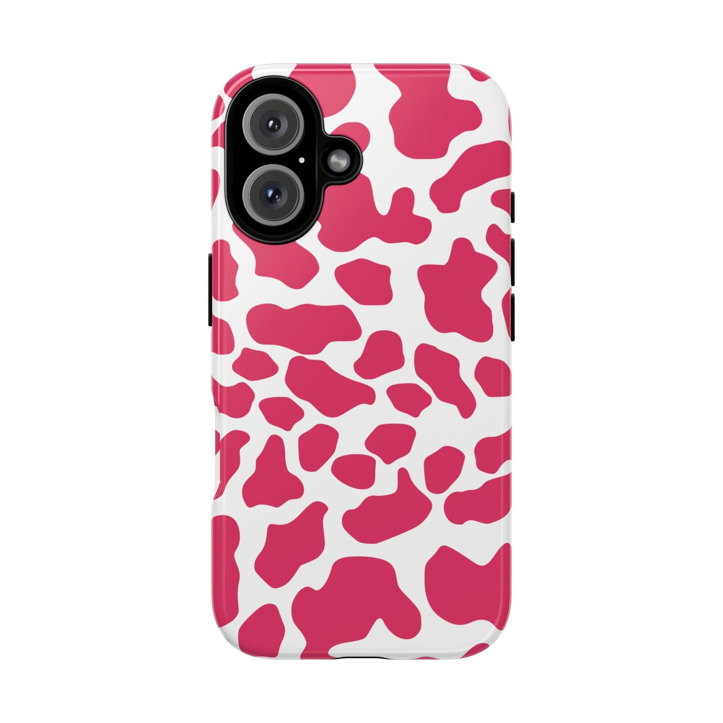 Pink Cow Print Cellphone Case iPhone Samsung Google