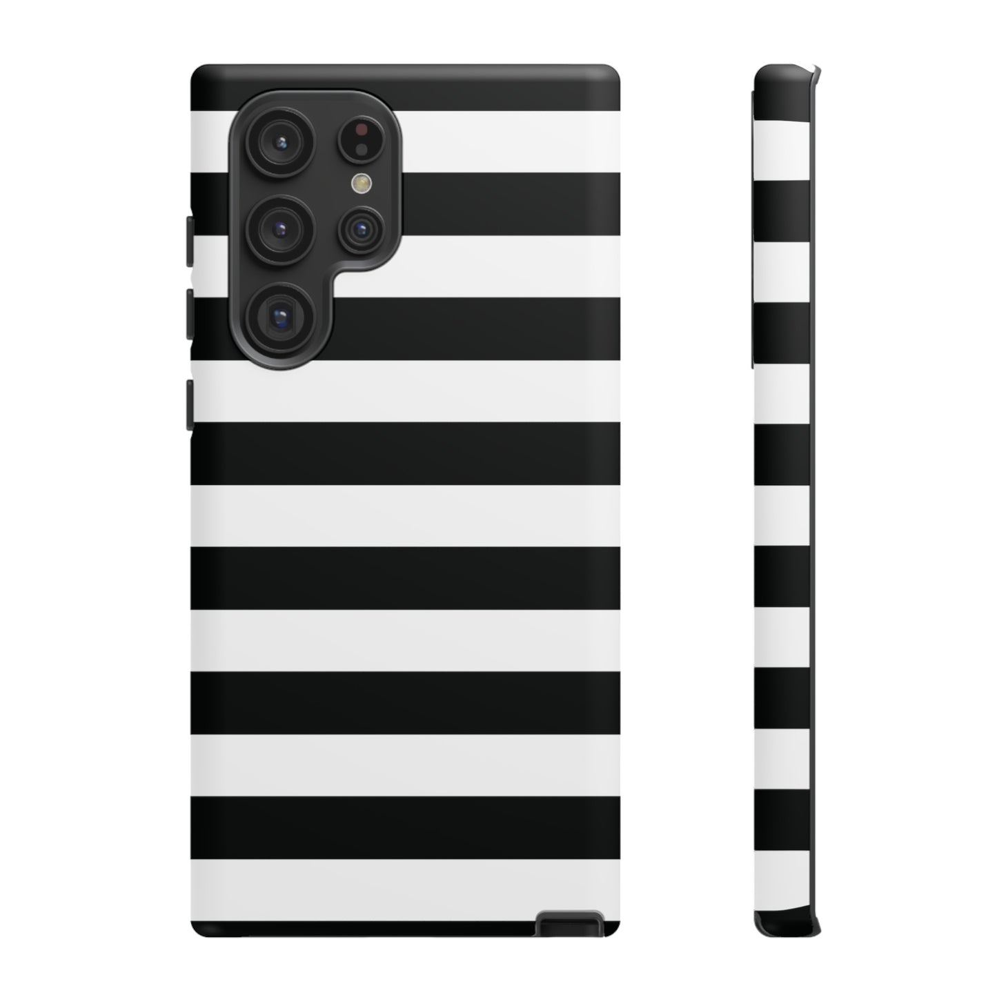 Black and White Stripe Tough Phone Case, Phone Case, JSCHAFFA.com