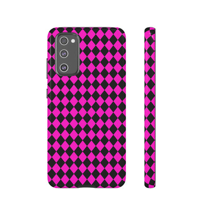 Pink Black Dimond Tough phone Case Cover | iPhone | Google | Samsung, Phone Case, JSCHAFFA.com