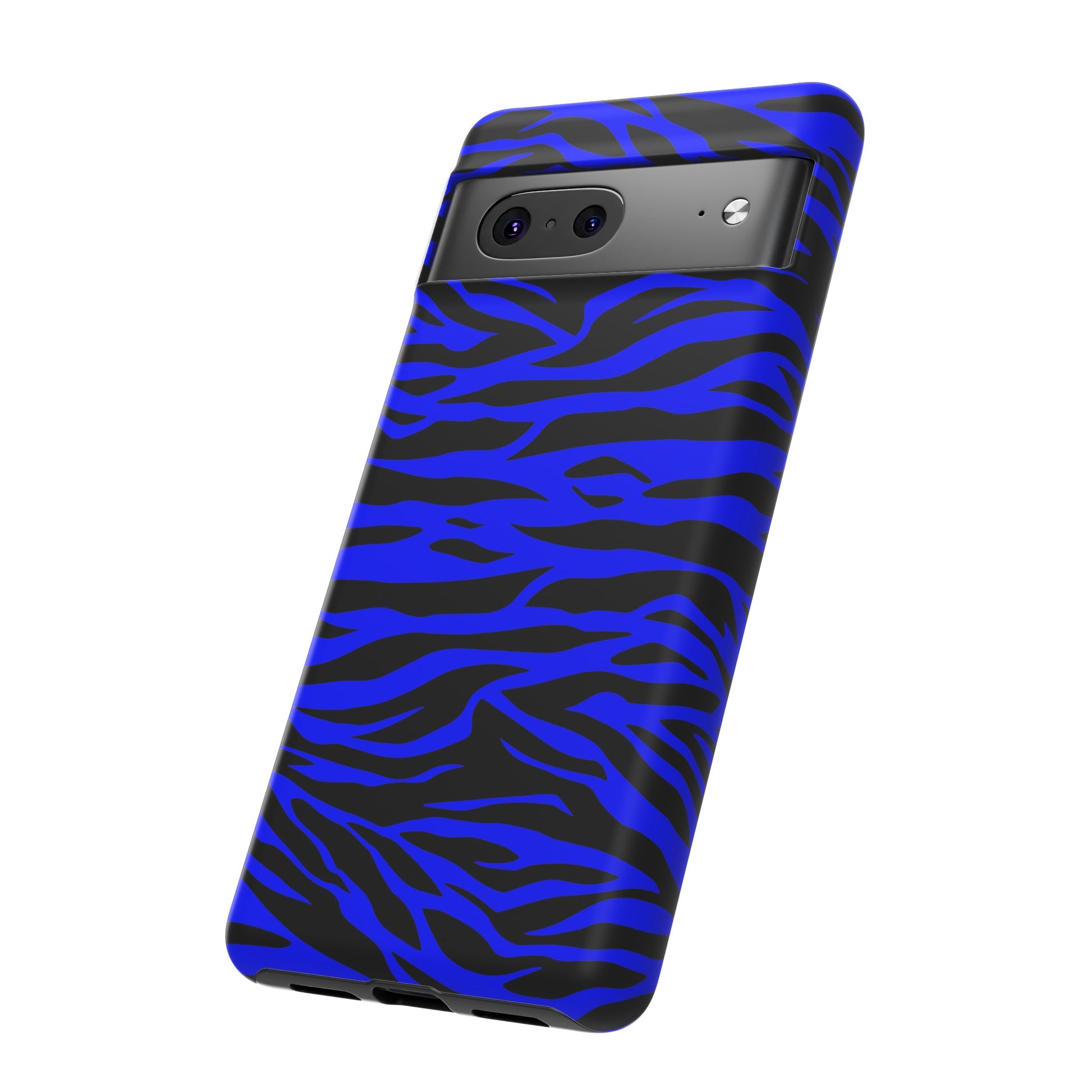 Blue Wild Tiger Print Pattern Tough Phone Case To protect your Phone, Phone Case, JSCHAFFA.com