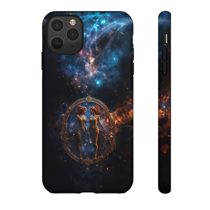 Gemini Horoscope Astrology Tough Case for iPhone Samsung Galaxy and Google Pixel Phone, Phone Case, JSCHAFFA.com