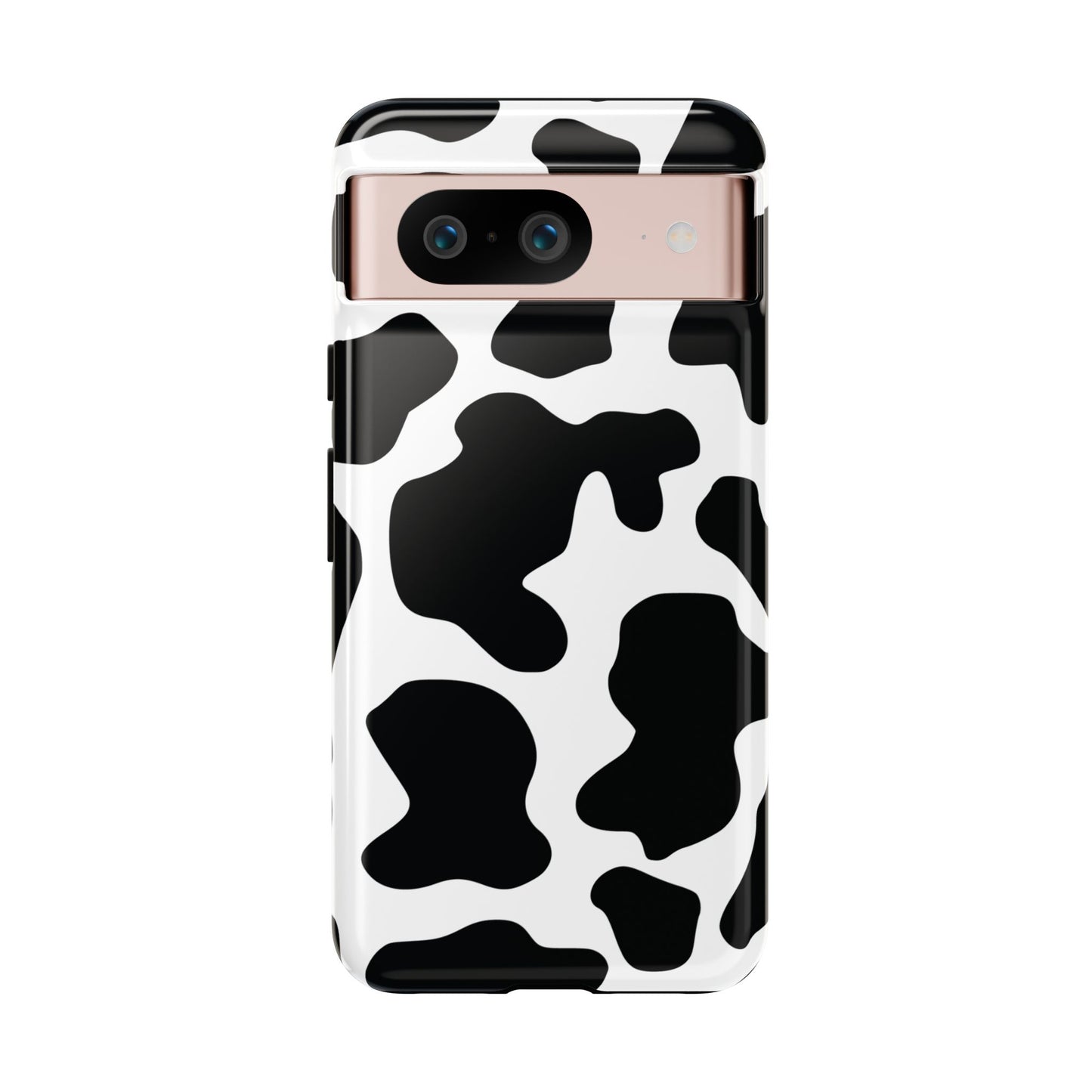 Black Cow print Phone Case iPhone Samsung Google