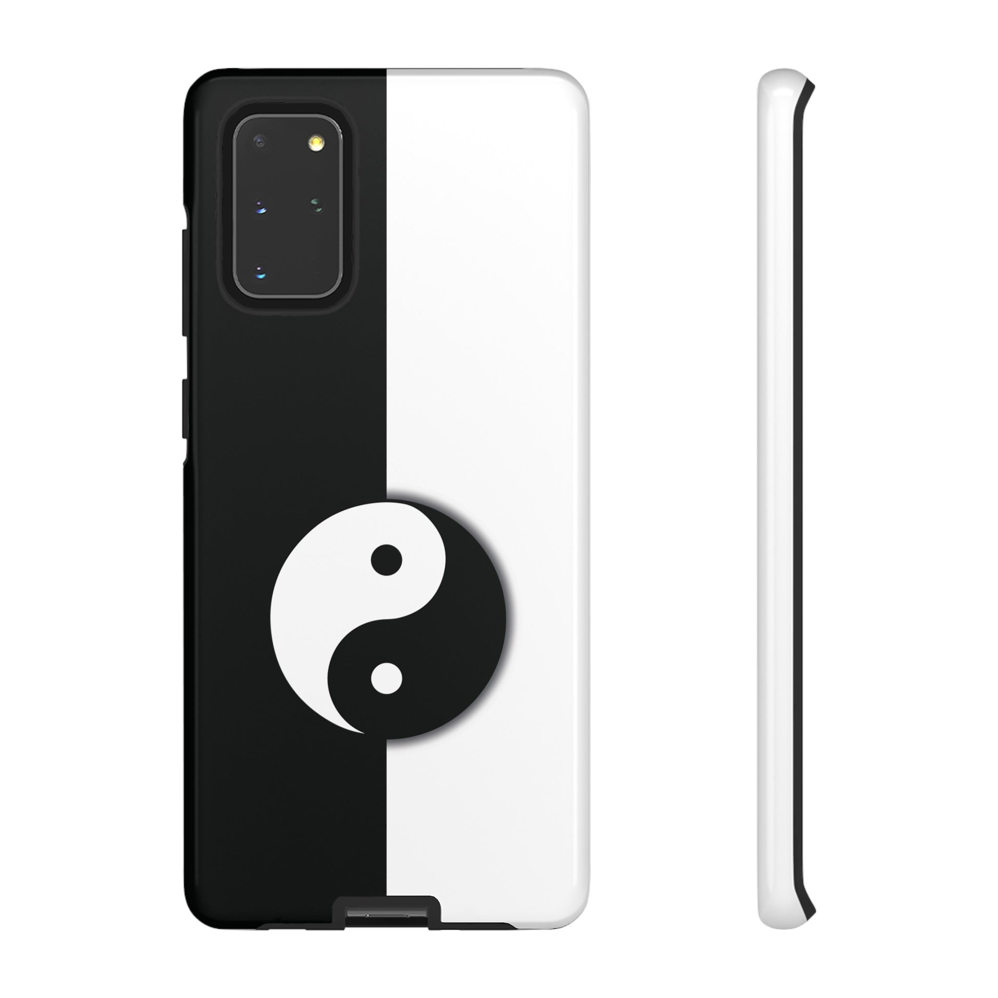 Yin Yang Black and White Tough Phone Case for iPhone, Google, Samsung Phones, Phone Case, JSCHAFFA.com