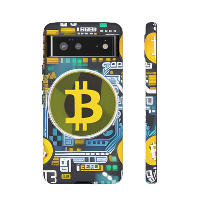 Bitcoin phone case iPhone Samsung Google, Phone Case, JSCHAFFA.com